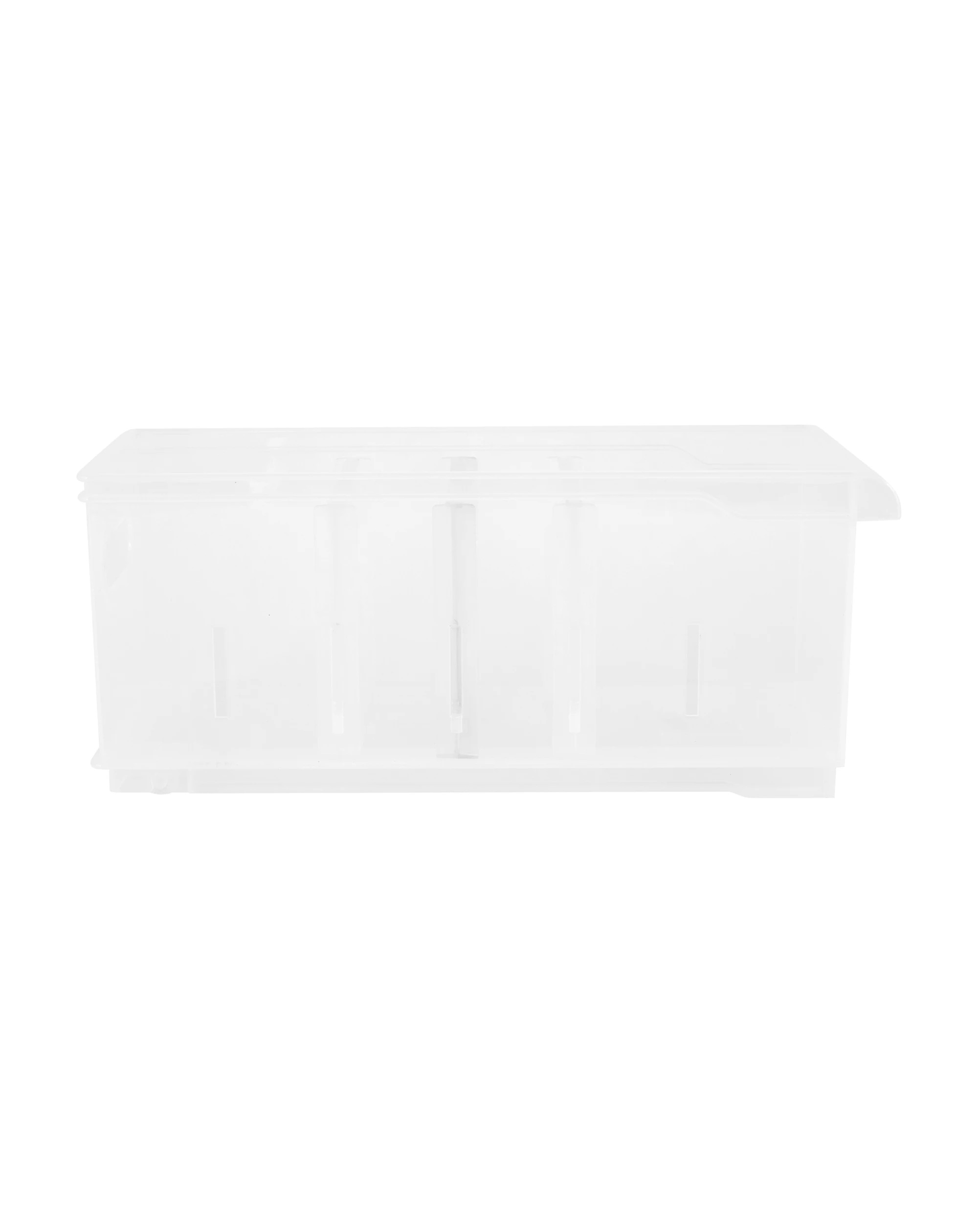 2 High Stackable Roller Storage - Clear, 2 of 8