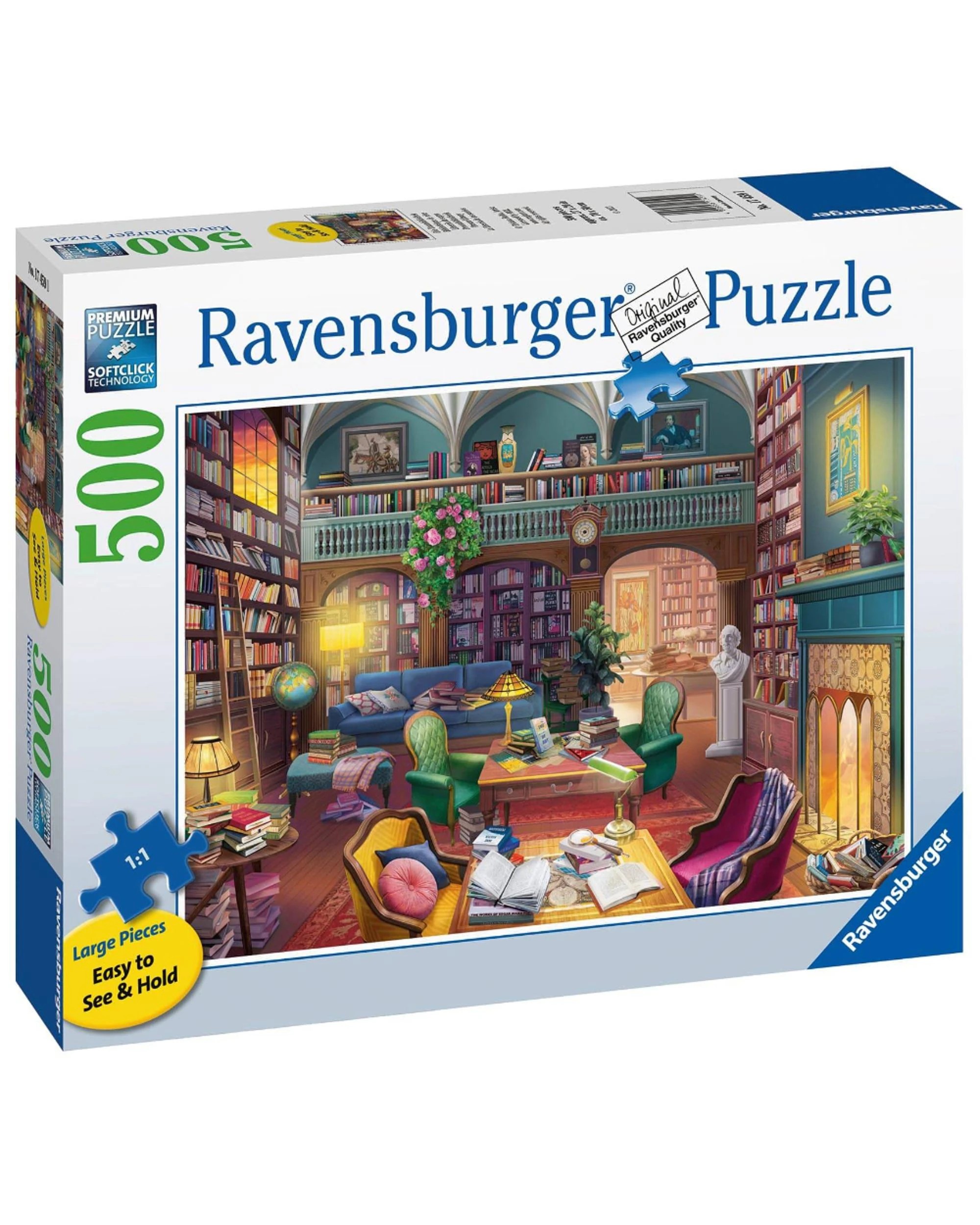 1 Ravensburger Dream Library 500 Piece Large Format Jigsaw Puzzle, 1 of 1