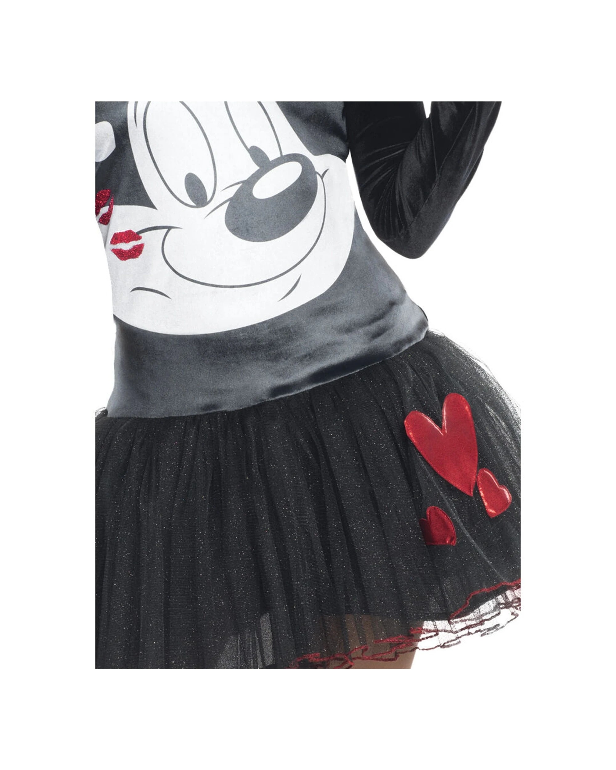 3 Rubies Pepe Le Pew Hooded Tutu Dress Womens Dress Up Costume Size M - Multi, 3 of 3