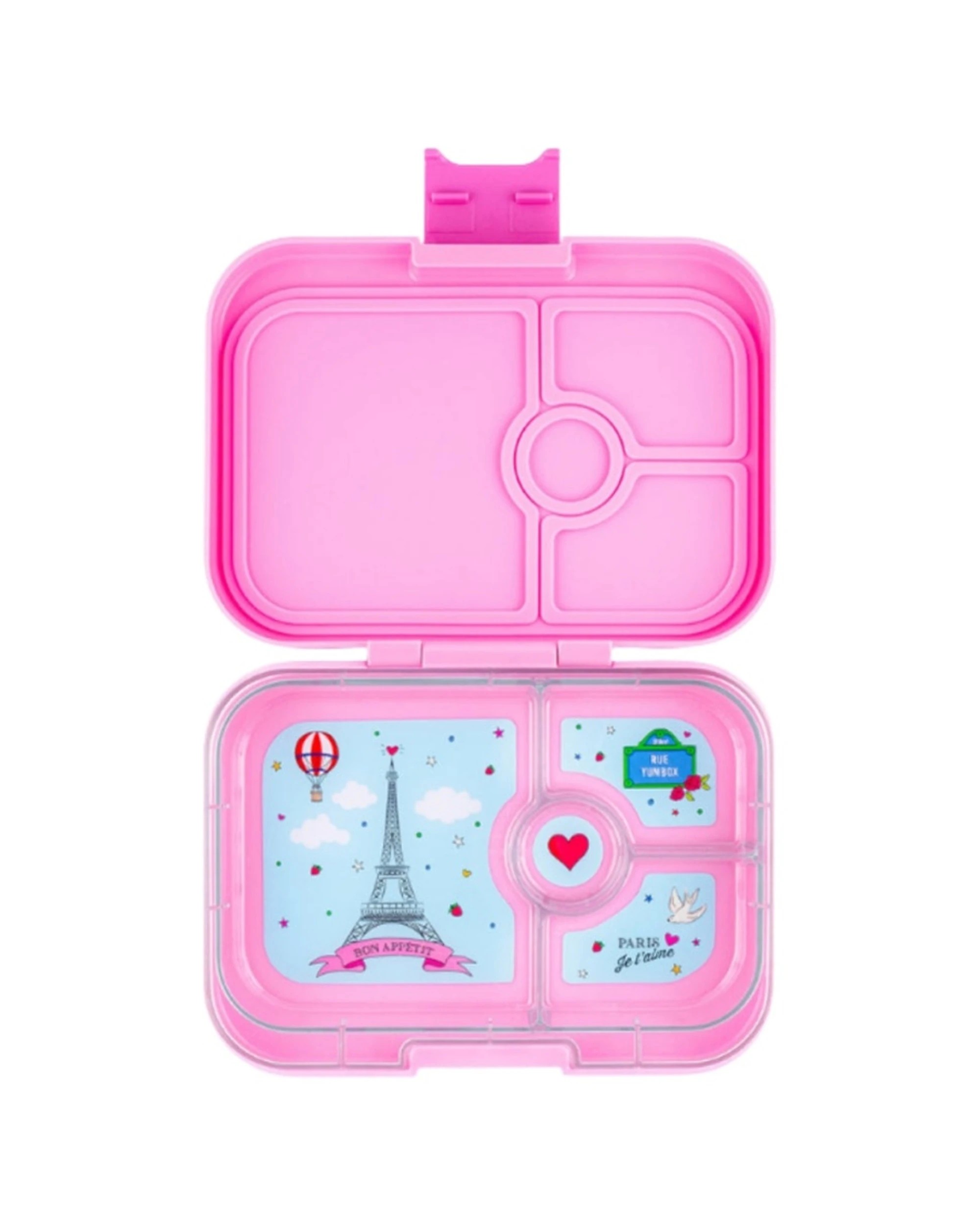 2 Yumbox Panino 4 Compartment Bento Style Lunch Box Kids Fifi - Pink, 2 of 2