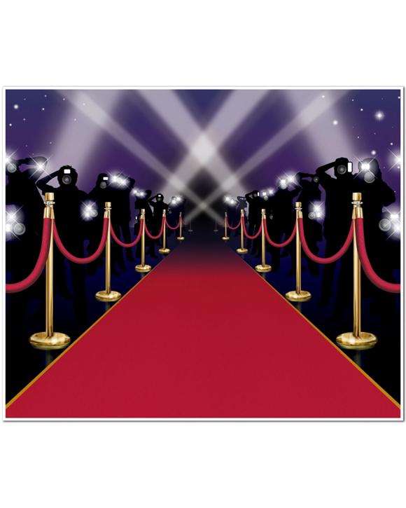 Beistle Red Carpet Backdrop Banner