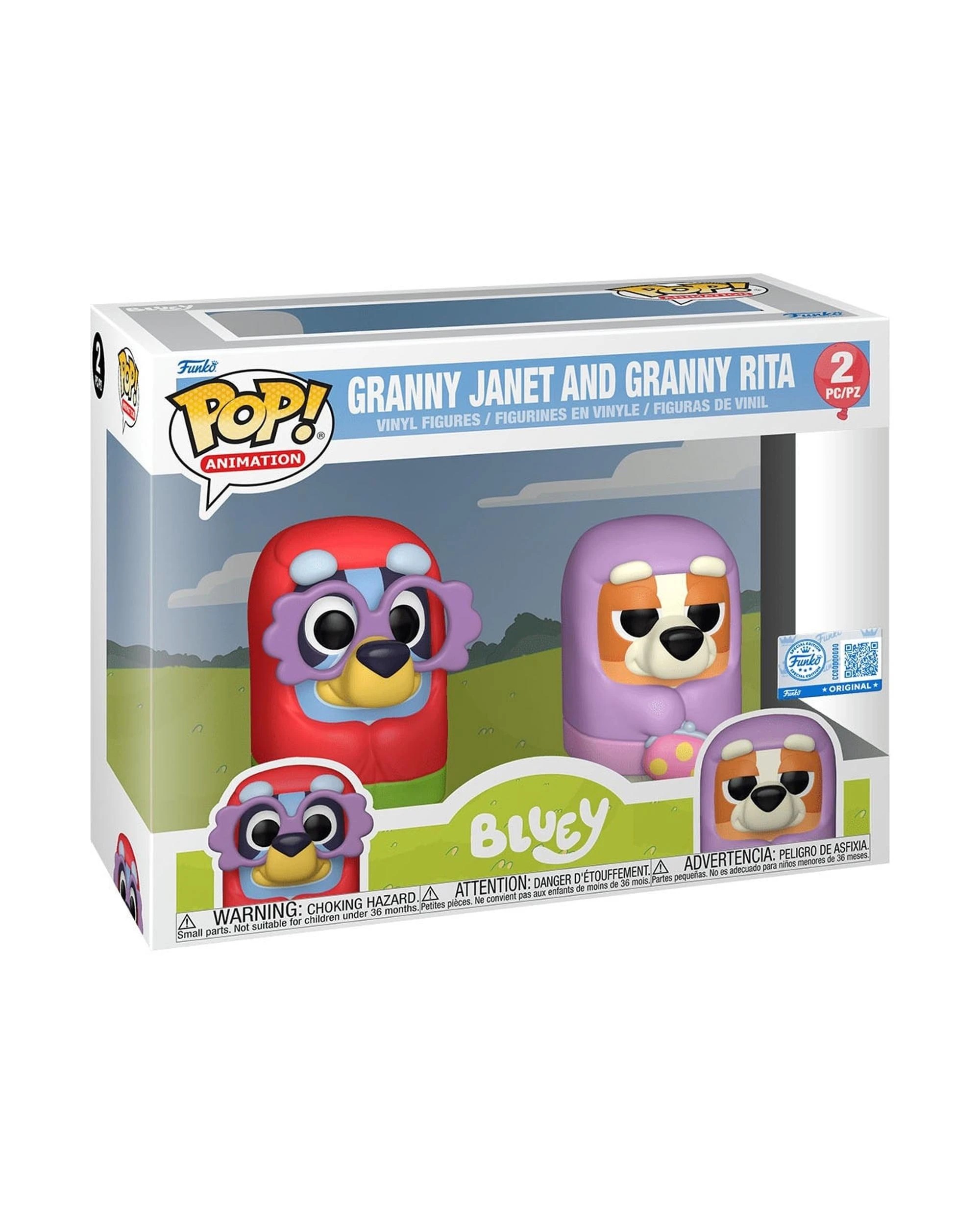 3 Bluey: Granny Janet and Granny Rita Funko POP! Vinyl 2 Pack, 3 of 3