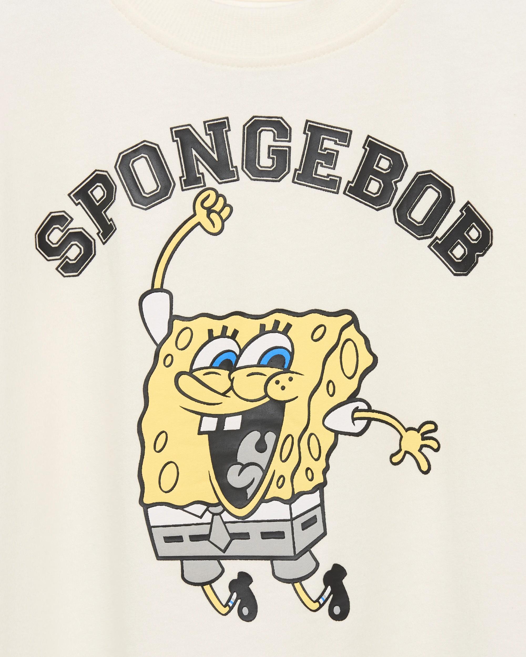 2 Spongebob Australian Cotton Spongebob Oversize T-shirt CREAM, 2 of 2