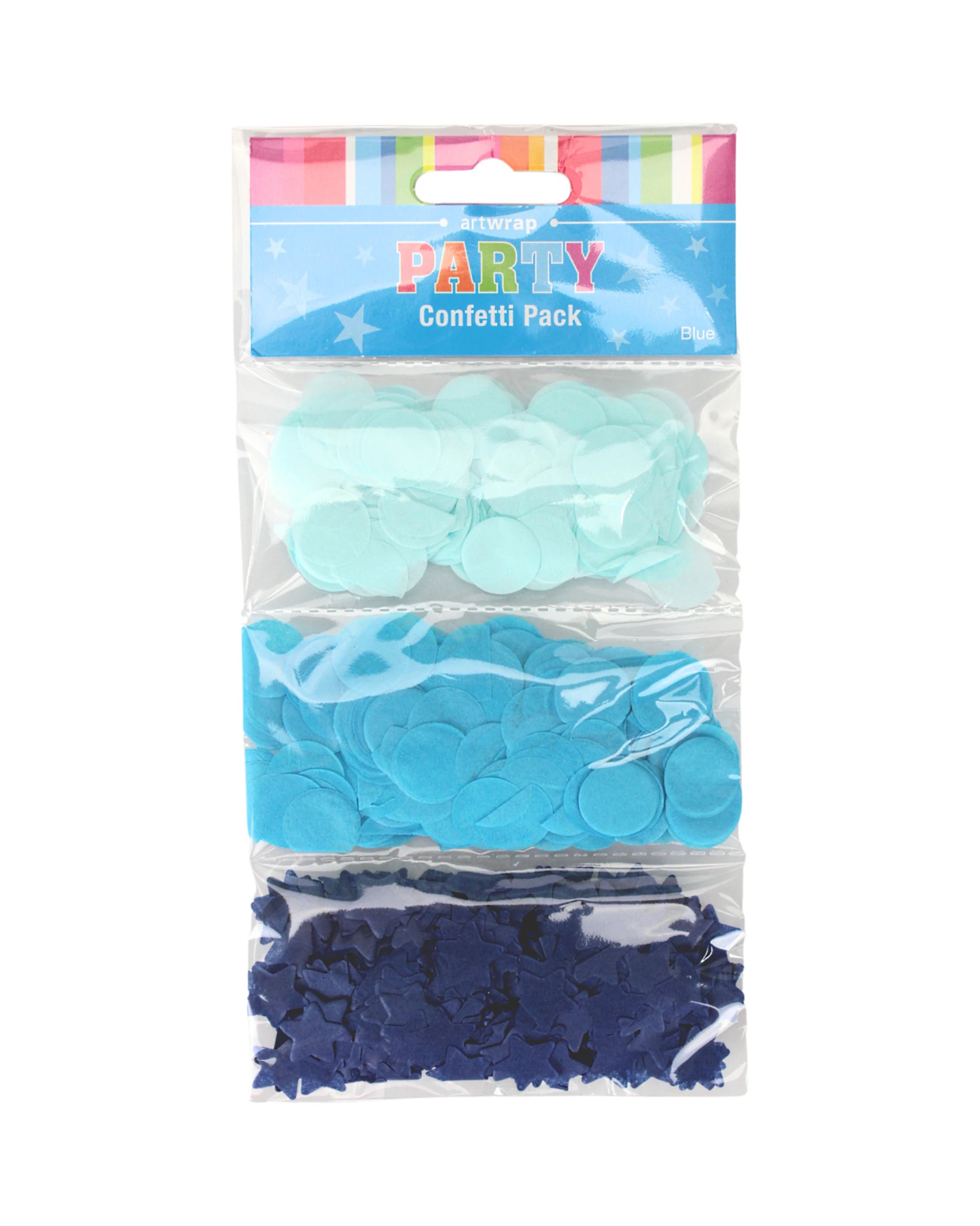2 Artwrap Mixed Tissue Paper Confetti Pack - Blue, 2 of 3