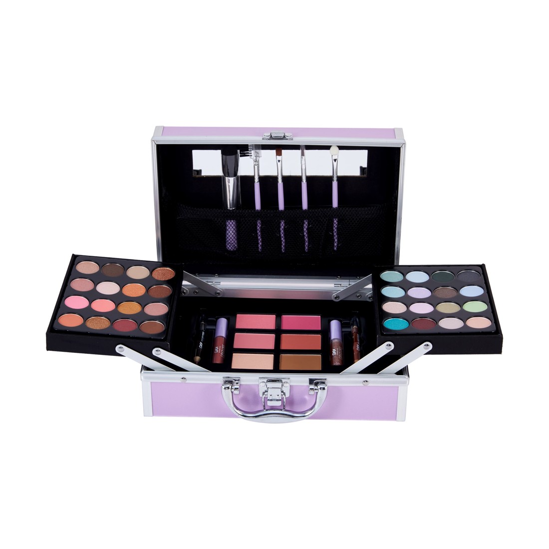 2 OXX Cosmetics 49 Piece Beauty Train Case Set, 2 of 7