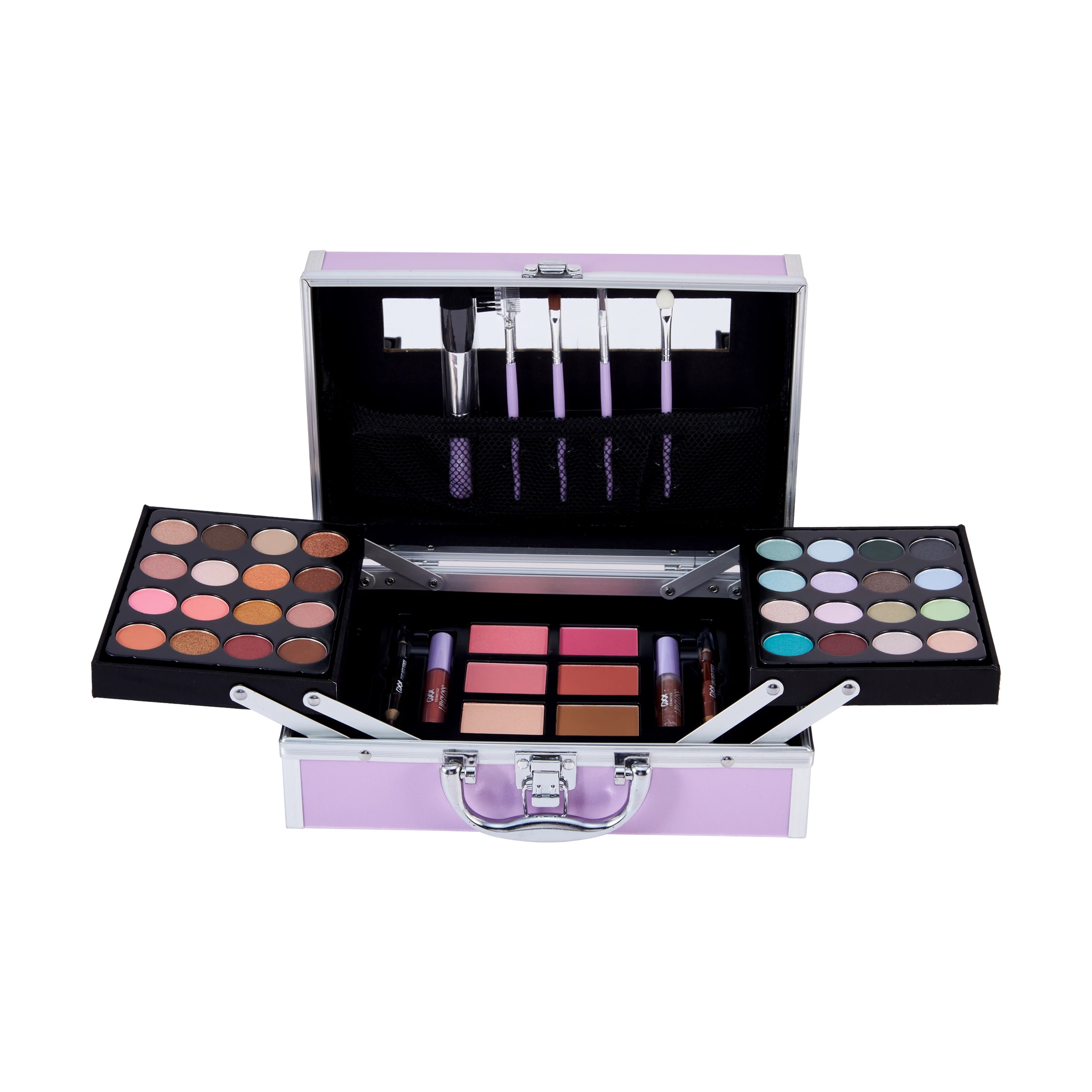 2 OXX Cosmetics 49 Piece Beauty Train Case Set, 2 of 7