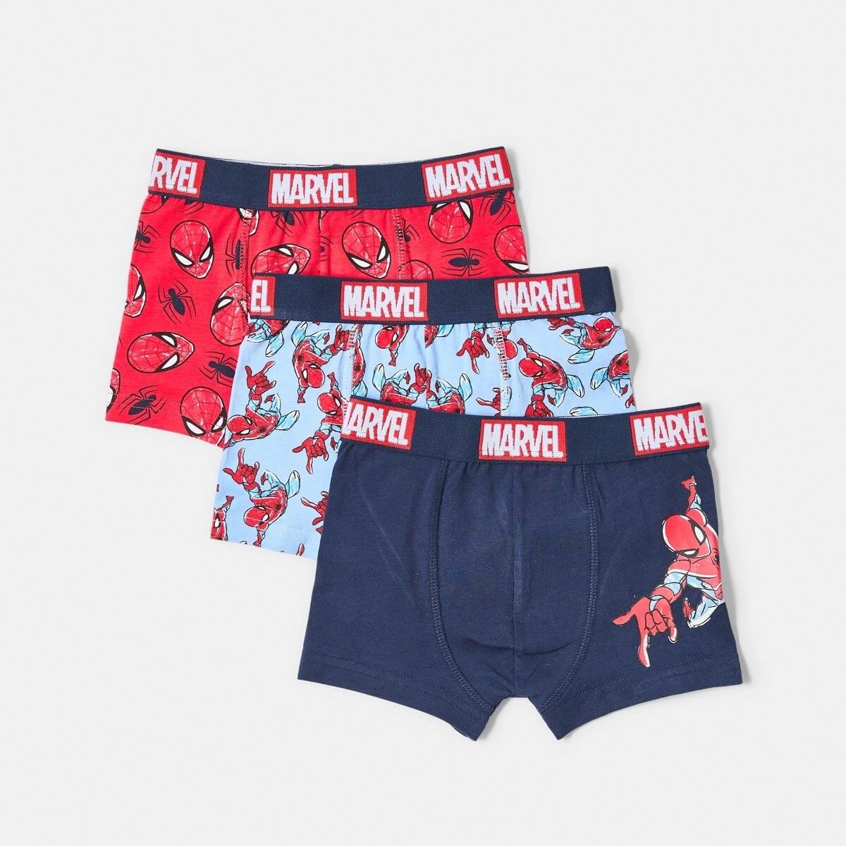 1 3 Pack Spider-Man License Trunks Spiderman, 1 of 6