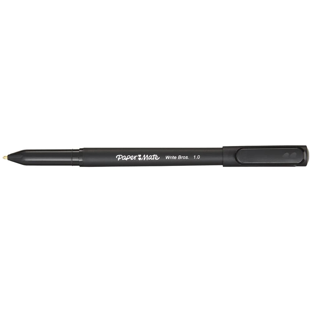 2 Paper Mate Write Bros Ballpoint Pens Black 10 Pack, 2 of 6
