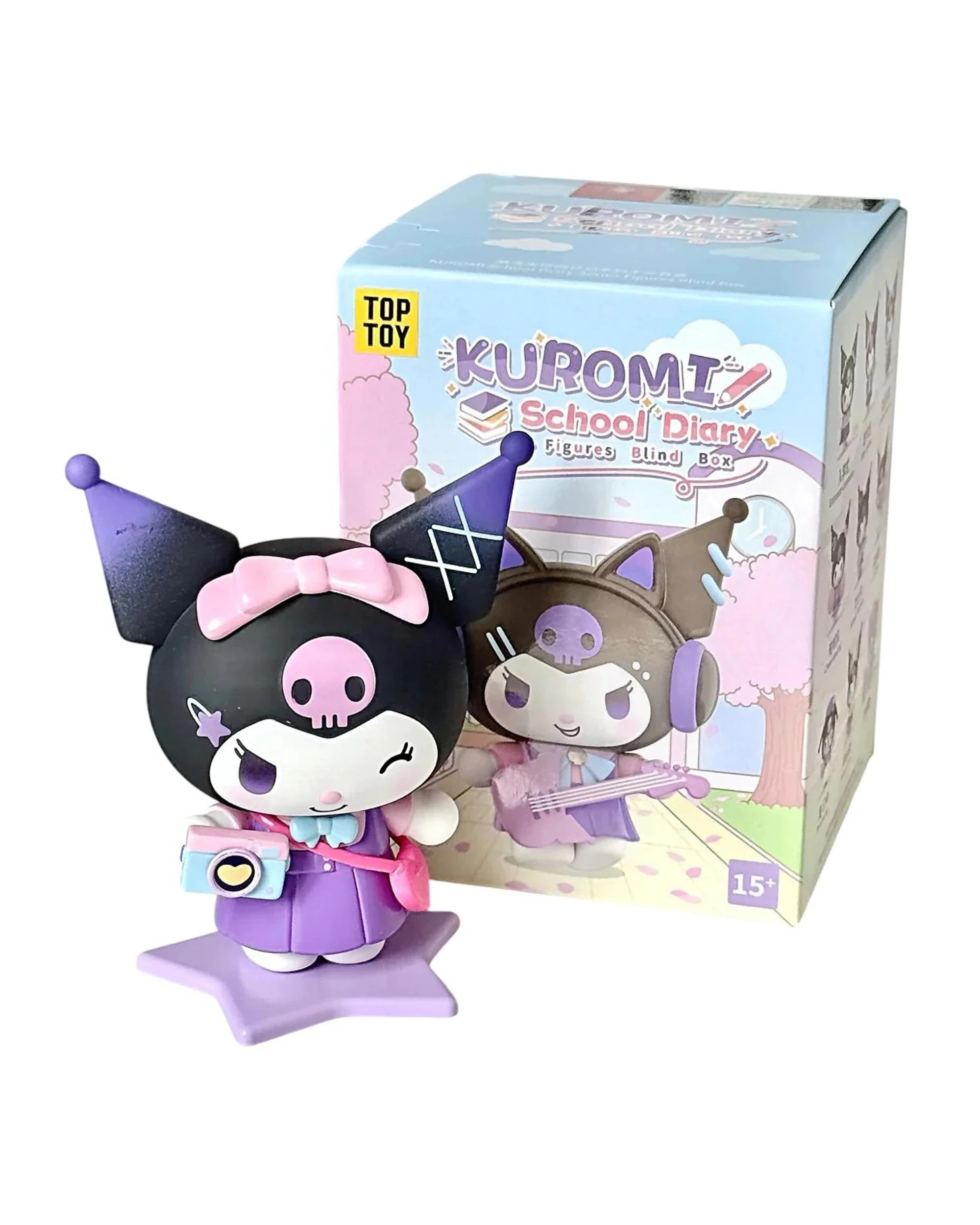 1 Top Toy Sanrio Kuromi School Diary Series Figure Blind Box, 1 of 10