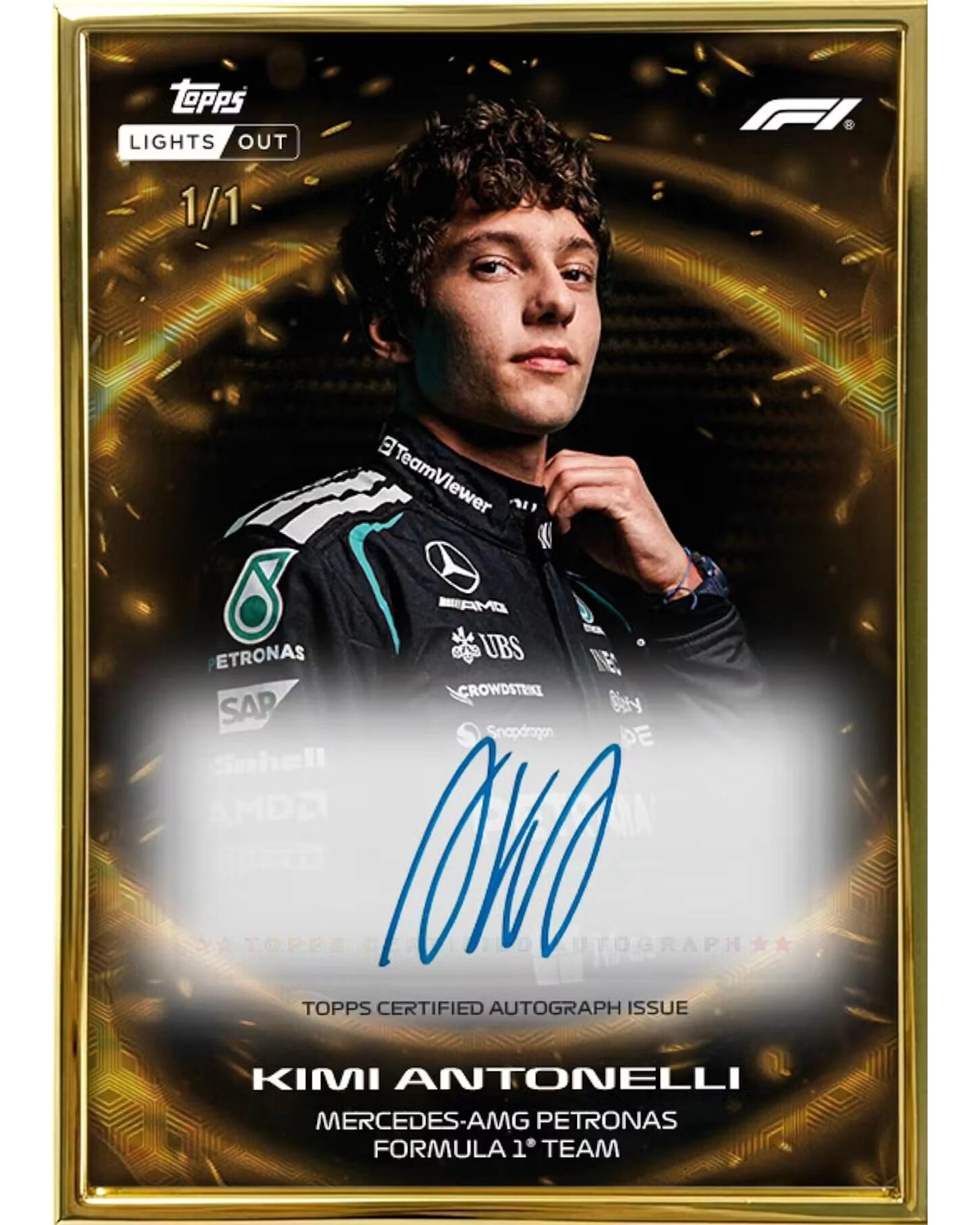 7 Topps 2026 Formula 1 Lights Out Box, 7 of 7