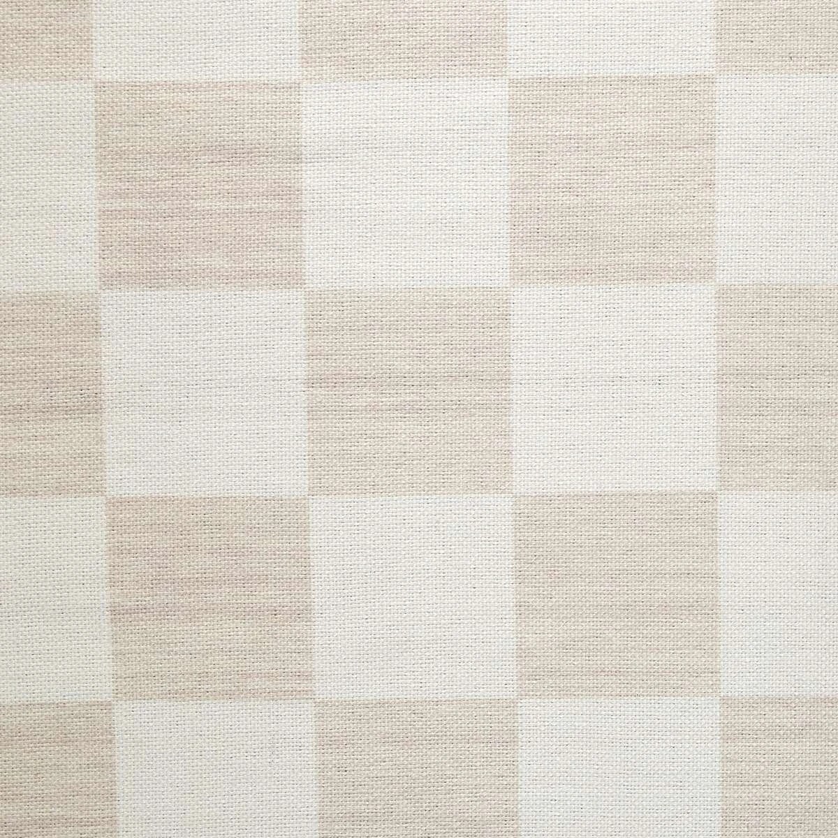 4 Check Washable Rug - Beige, Large - 235cm x 160cm, 4 of 9