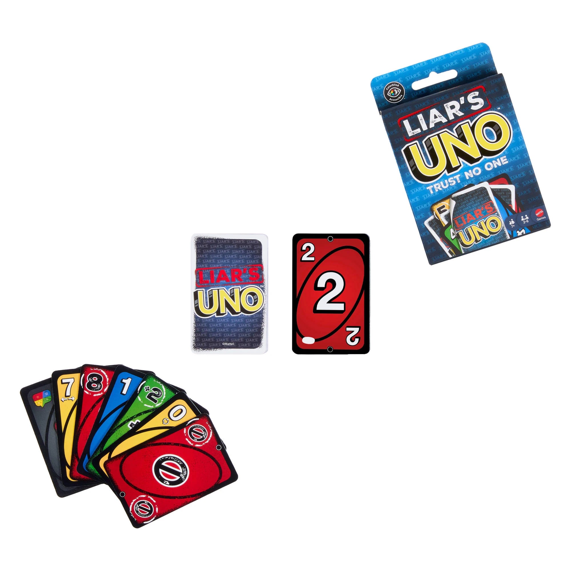 3 Liar’s UNO Trust No One Card Game, 3 of 6
