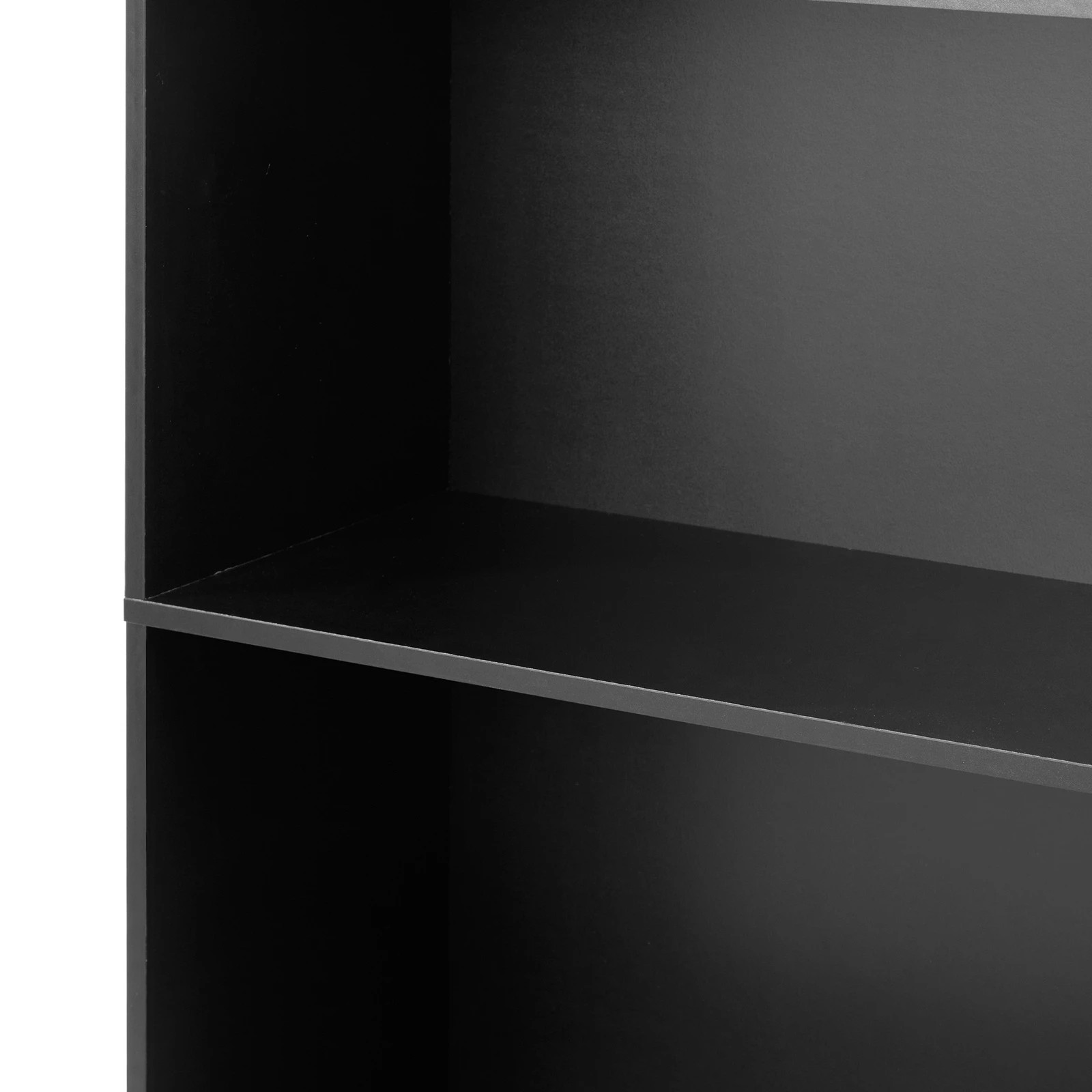 7 Oikiture Bookshelf Bookcase Display Shelves 5-tier Storage Stand Rack
 - Black, 7 of 8