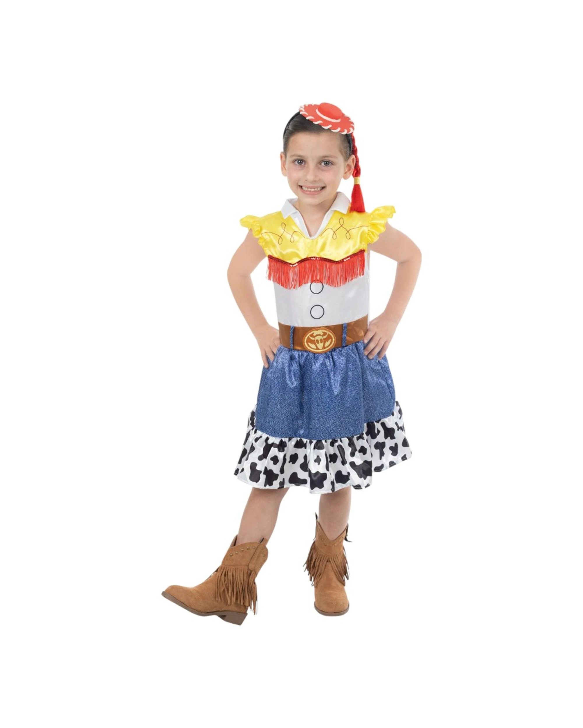 1 Disney Pixar Toy Story Jessie Deluxe Child Costume Size 4-6 Years, 1 of 5