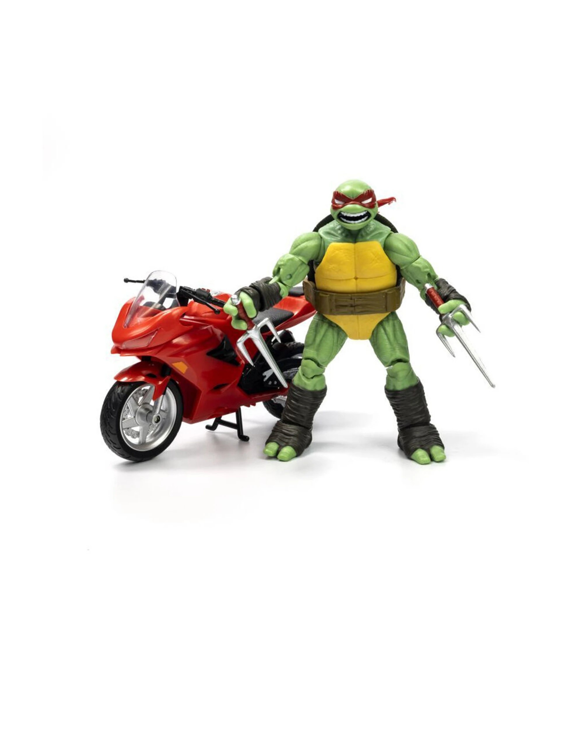 4 TEENAGE MUTANT NINJA TURTLES Raphael Action Figure Articulated Collectible
 - multi, 4 of 7