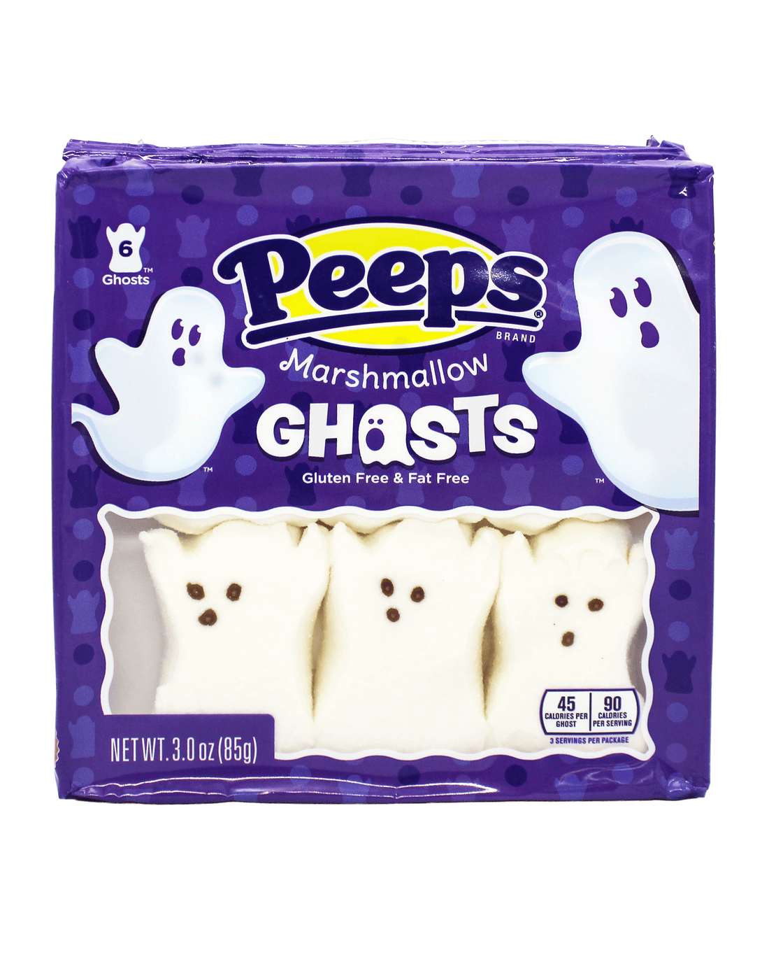 6 Pack Peeps Marshmallow Ghosts 85g - Kmart