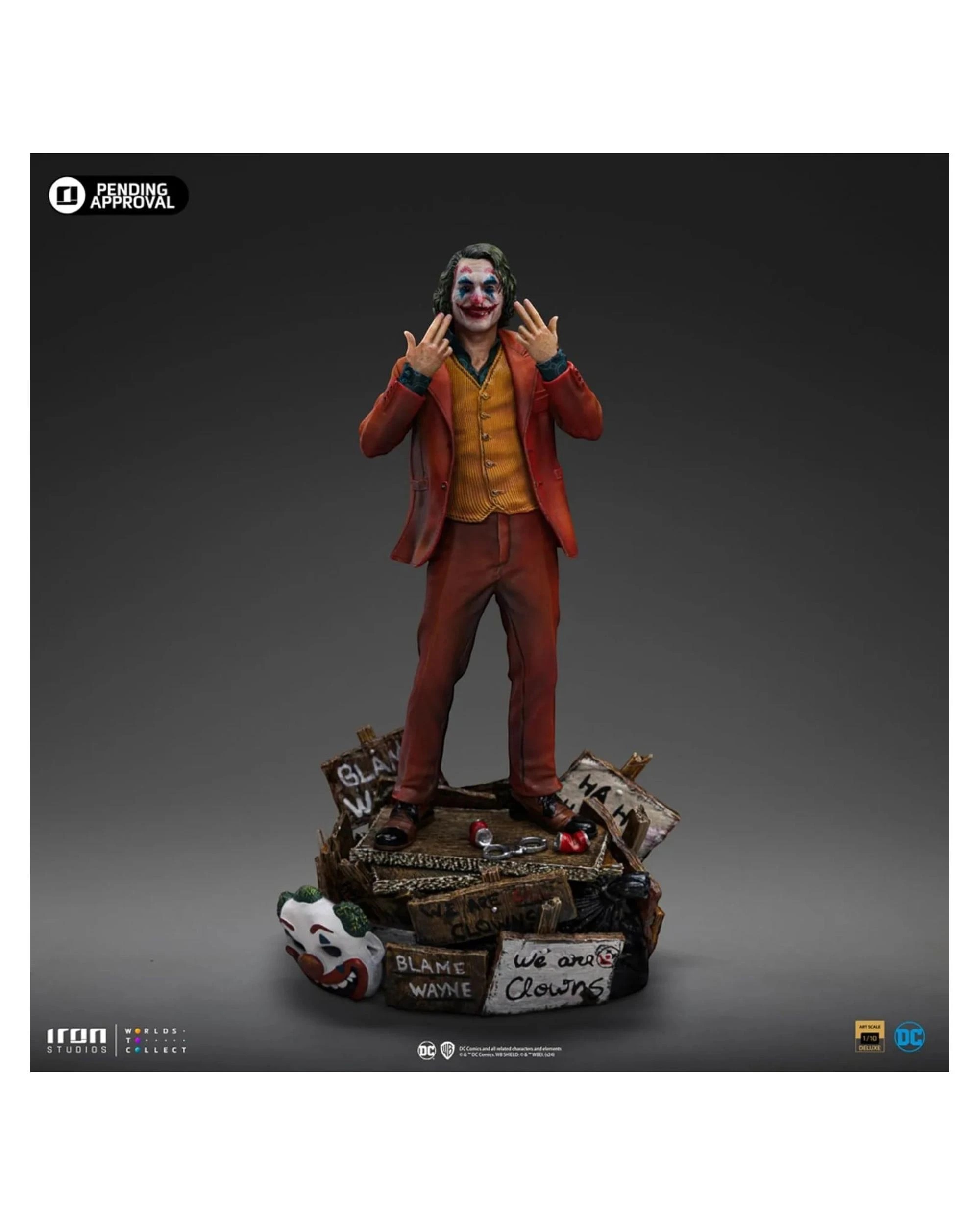 5 Joker Folie A Duex Joker - Arthur Fleck -  Deluxe 1:10 Statue, 5 of 6