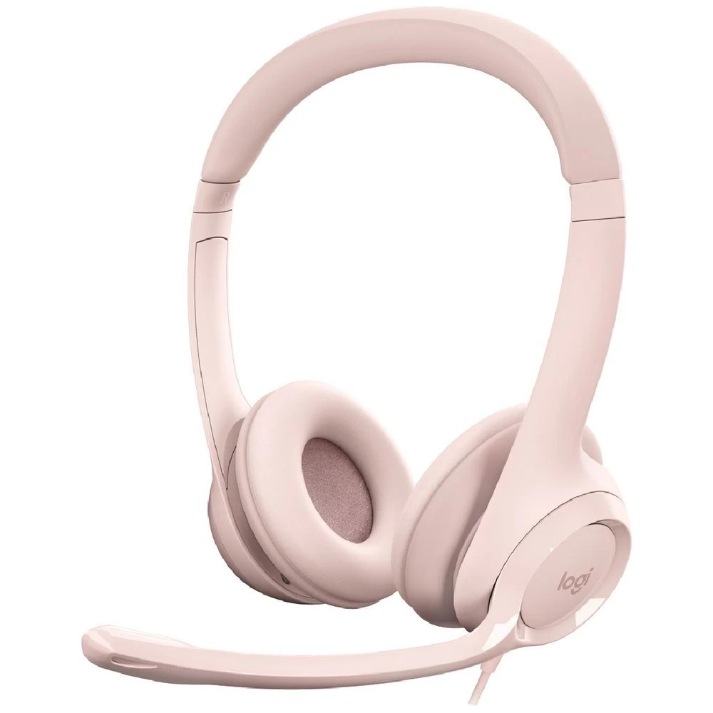 1 Logitech H390 USB Computer Headset Rose, 1 of 5