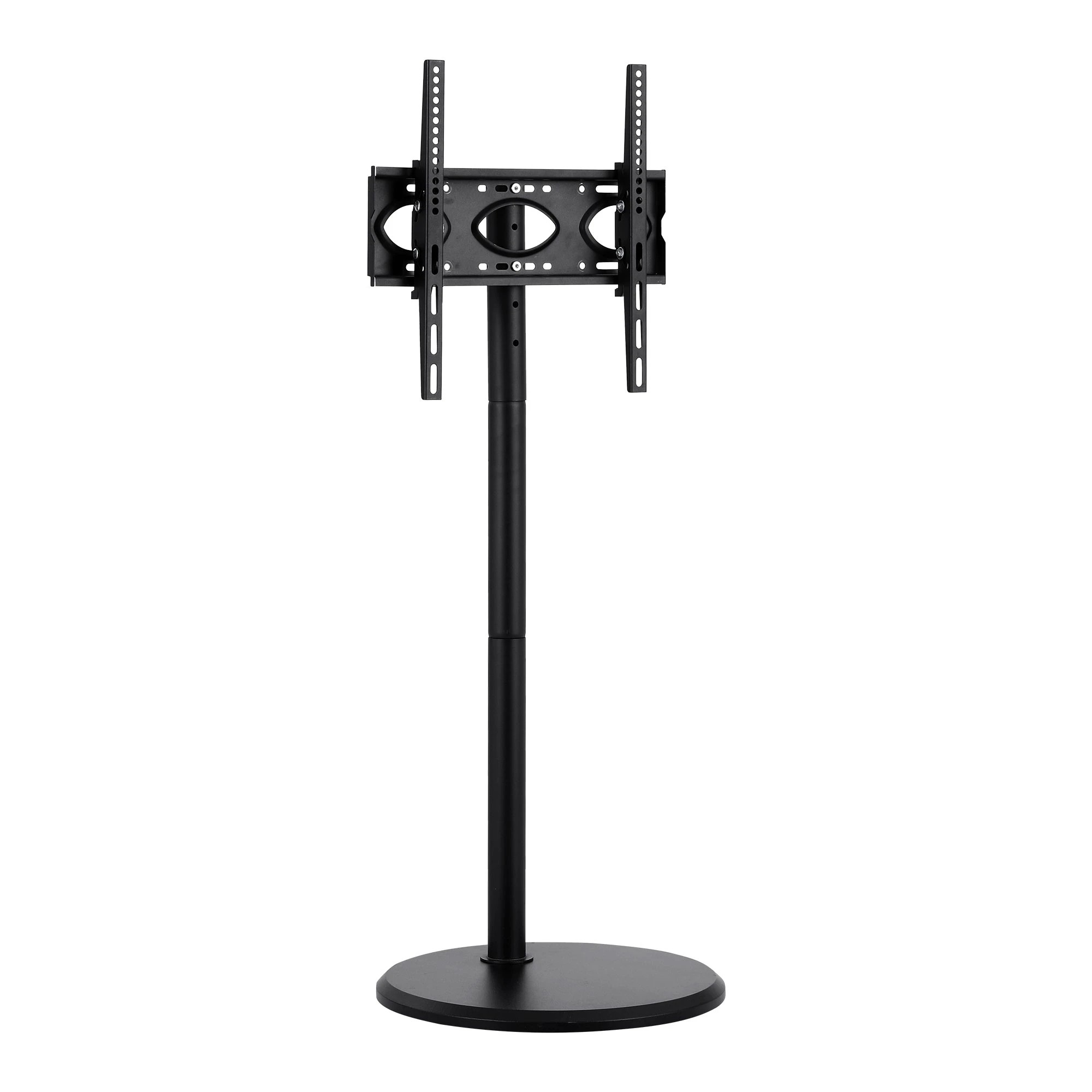 1 Artiss 32-55 Inch Mobile TV Stand with Wheels Height & Tilt Adjustable Floor - Black, 1 of 3