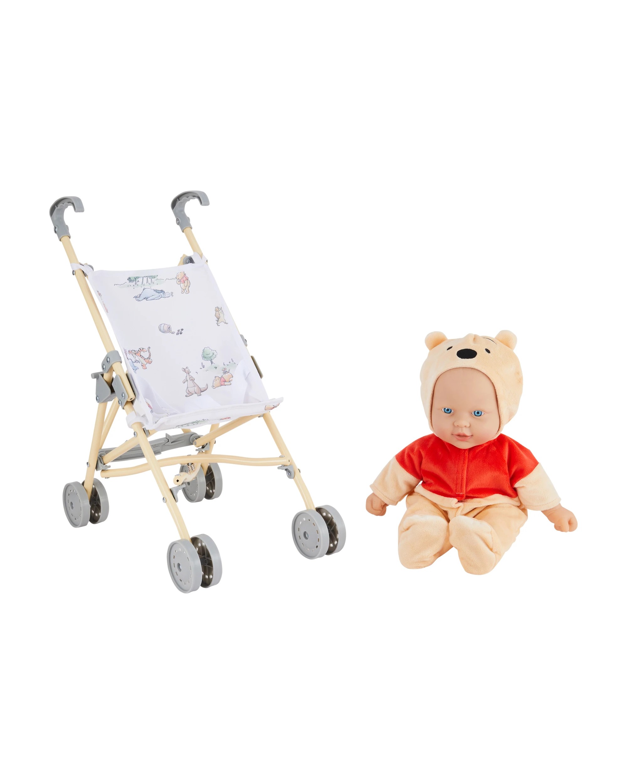 8 Disney Winnie the Pooh Doll and Stroller, 8 of 10