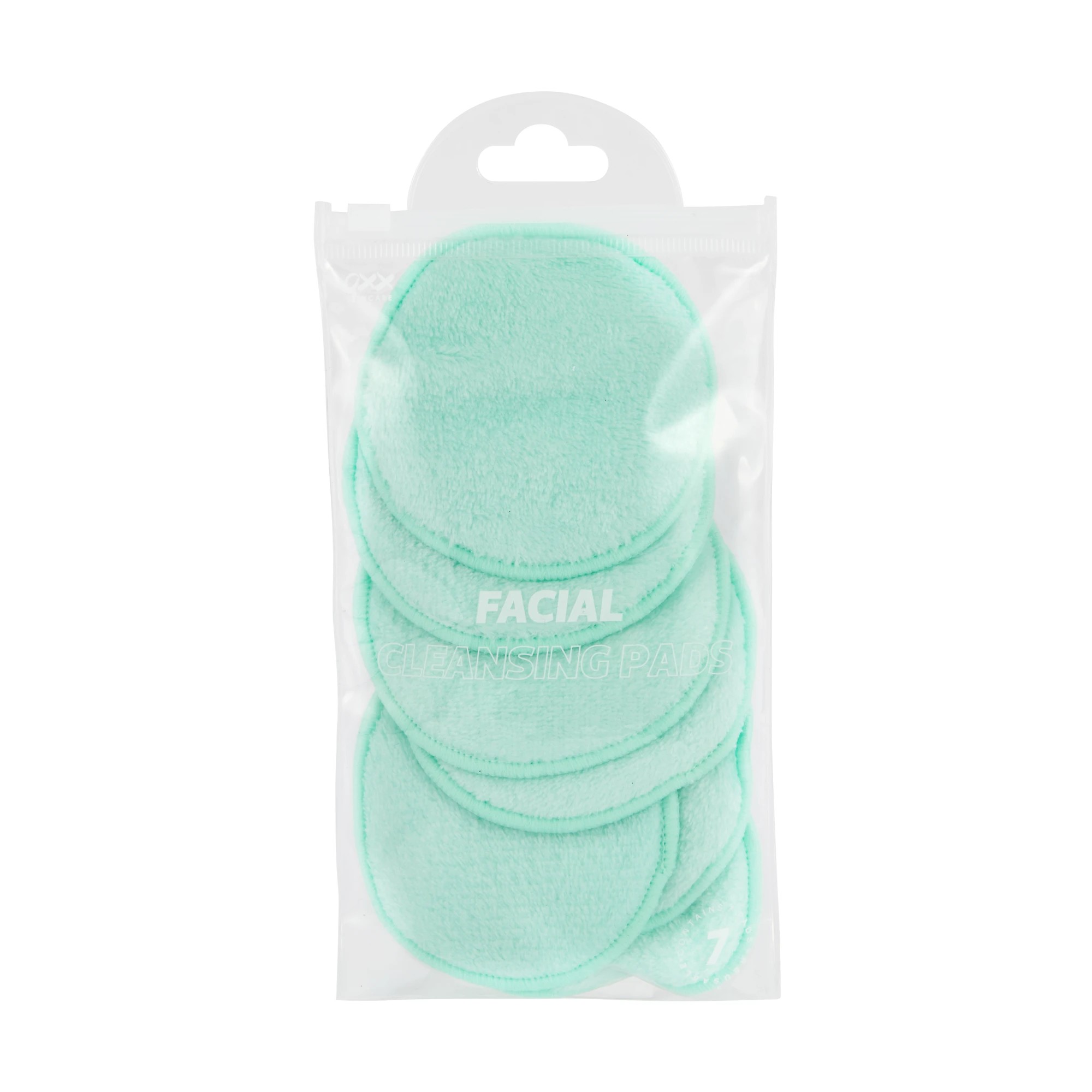 1 OXX Skincare 7 Pack Facial Cleansing Pads - Mint, 1 of 3