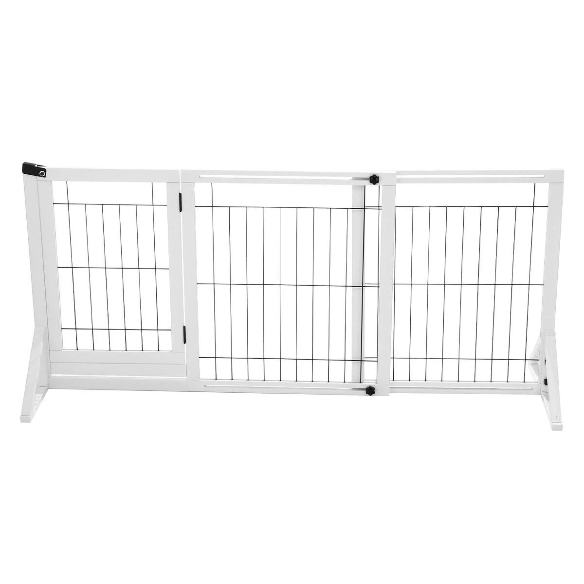 2 Pet Scene Pet Dog Safety Gate Pen Retractable Puppy Cat, 2 of 6
