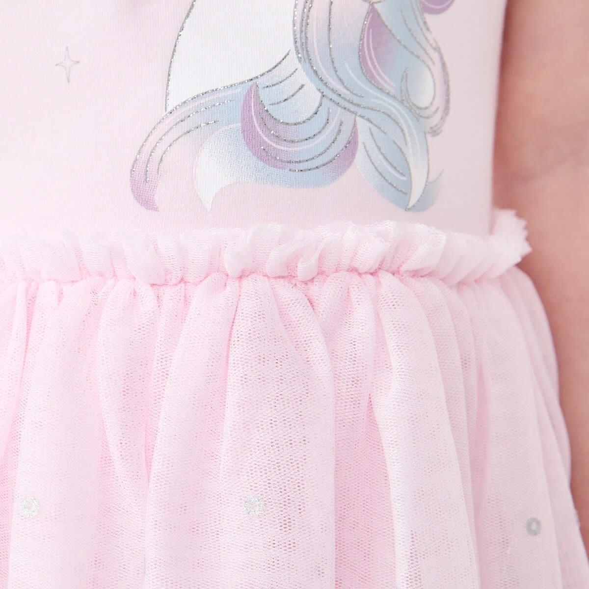 5 Short Sleeve Tutu Dress SHIMMER UNICORN BALLERINA, 5 of 8