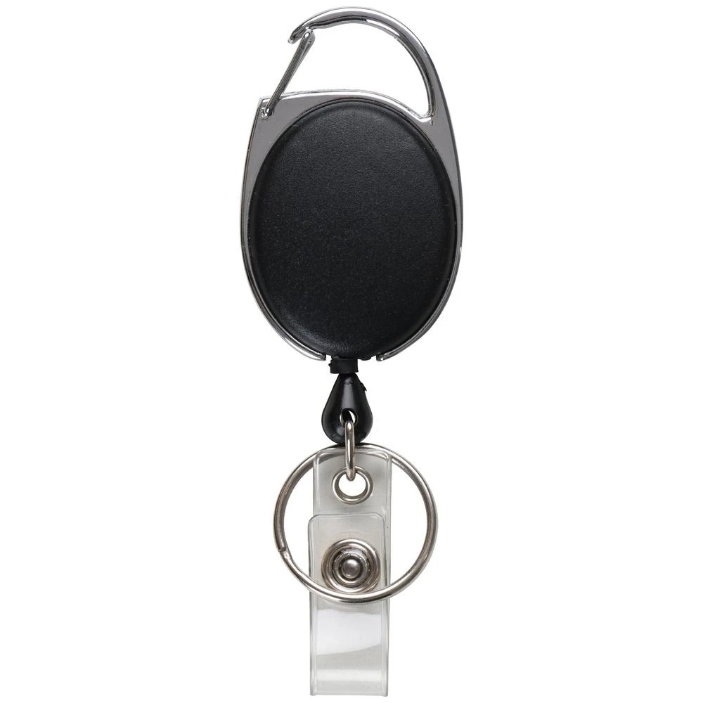 2 J.Burrows Snaplock Badge Reel Black, 2 of 3
