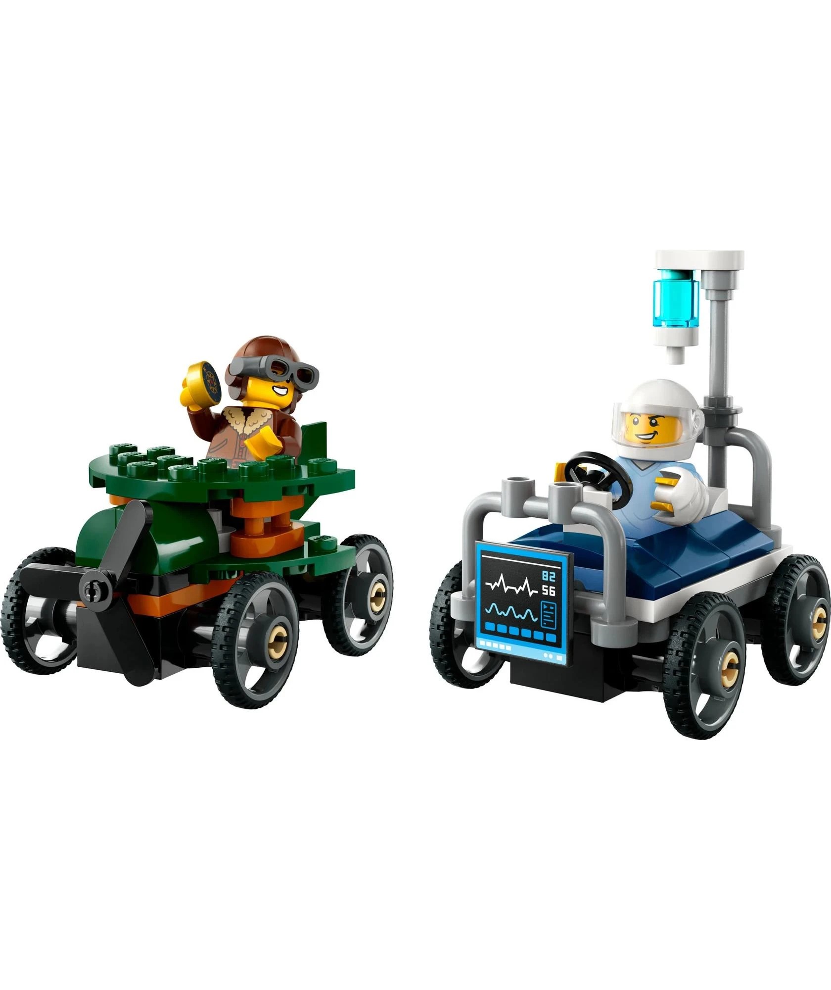 7 LEGO® City Aeroplane vs. Hospital Bed Race Car Pack 60459 - Multi, 7 of 10