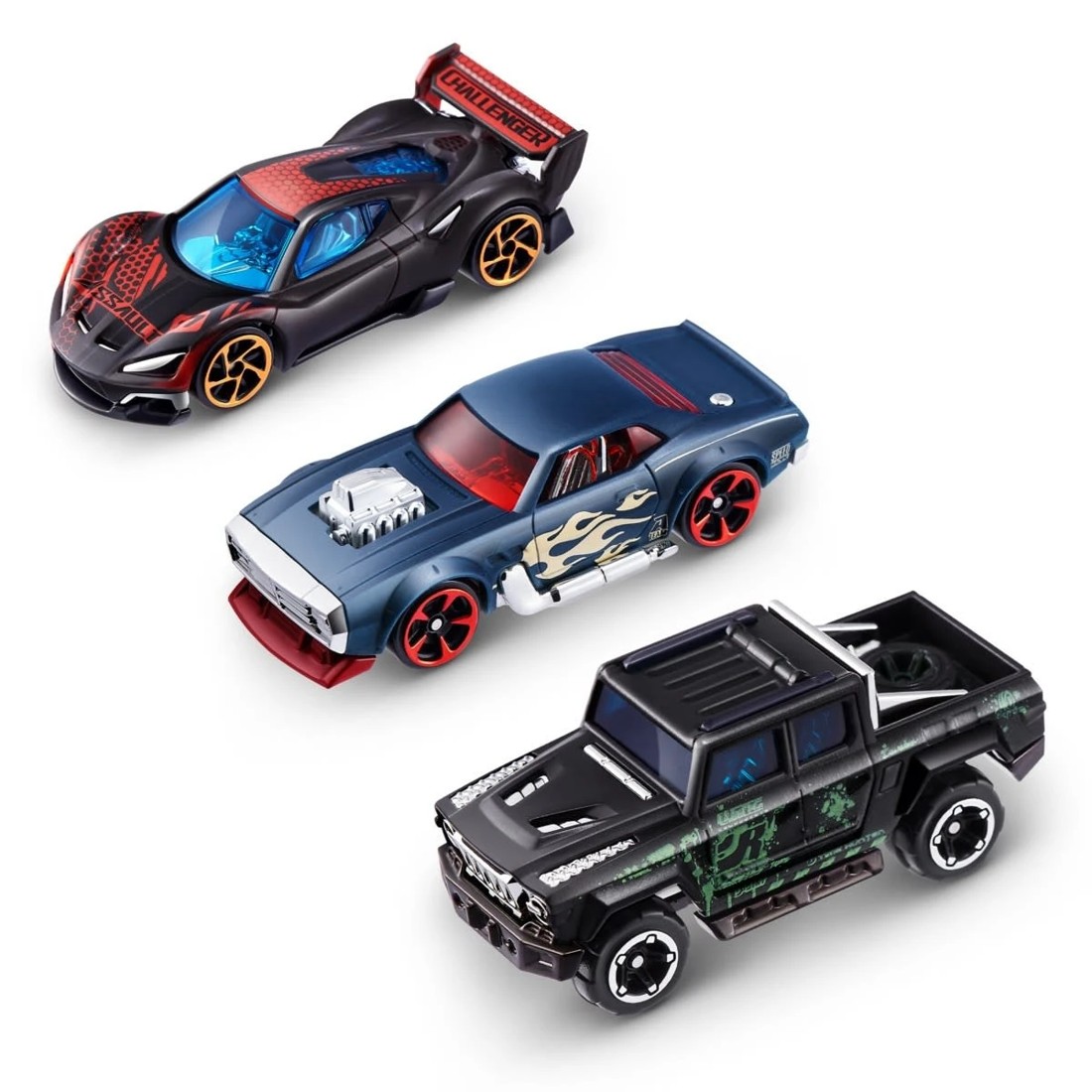 6 3 Pack Zuru Metal Machines Color Change Cars - Assorted, 6 of 8
