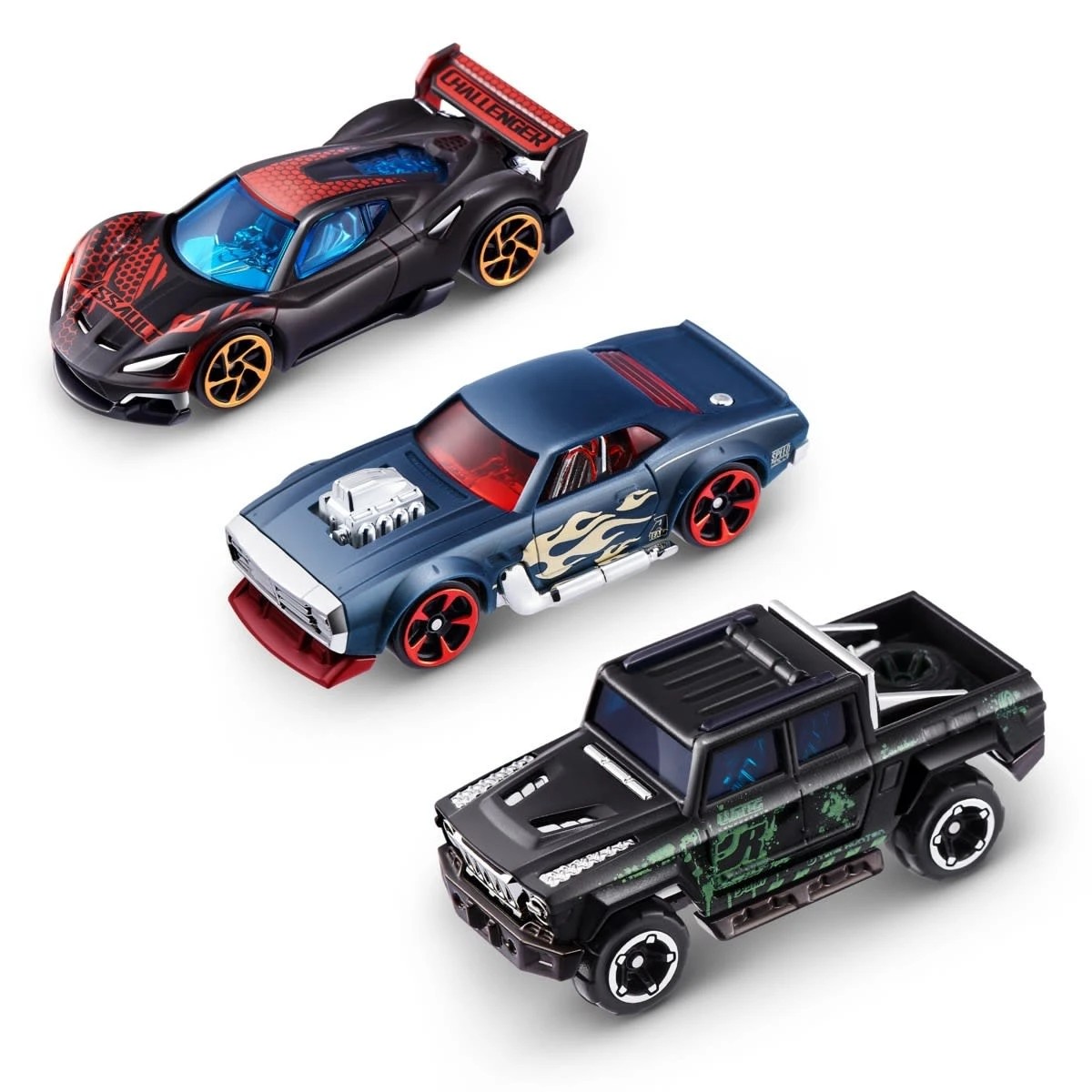 6 3 Pack Zuru Metal Machines Color Change Cars - Assorted, 6 of 8
