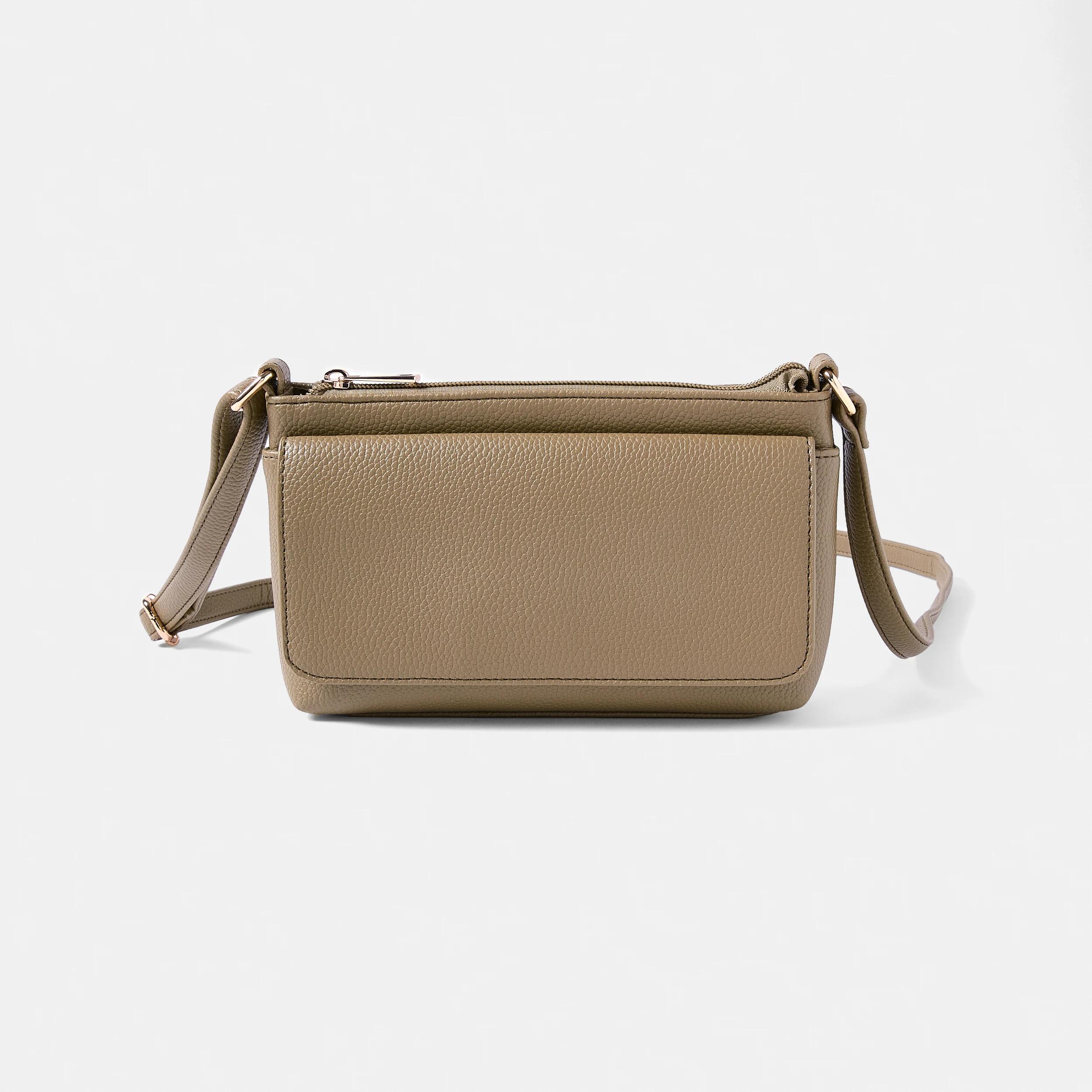 1 Envelope Pocket Crossbody Bag SAFARI KHAKI, 1 of 5