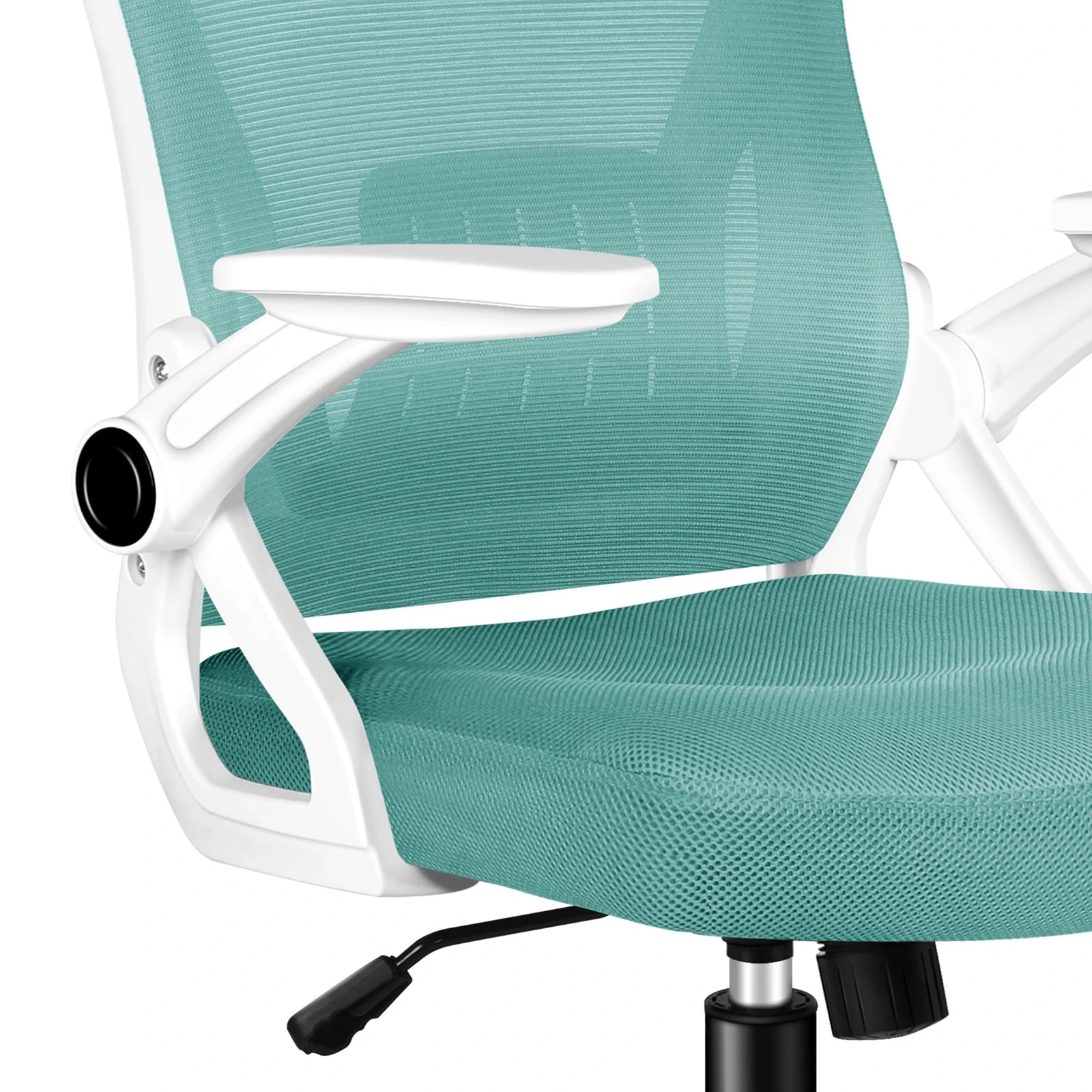 8 Alfordson Mesh Office Chair Executive Fabric Seat Tilt Gaming Racing Computer - Green, 8 of 10