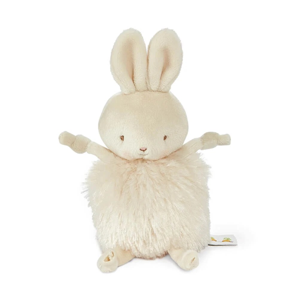 1 Bunnies by the Bay - Baby 'Rutabaga Bunny' Roly Poly - Soft Toy - - 16cm - Beige, 1 of 8