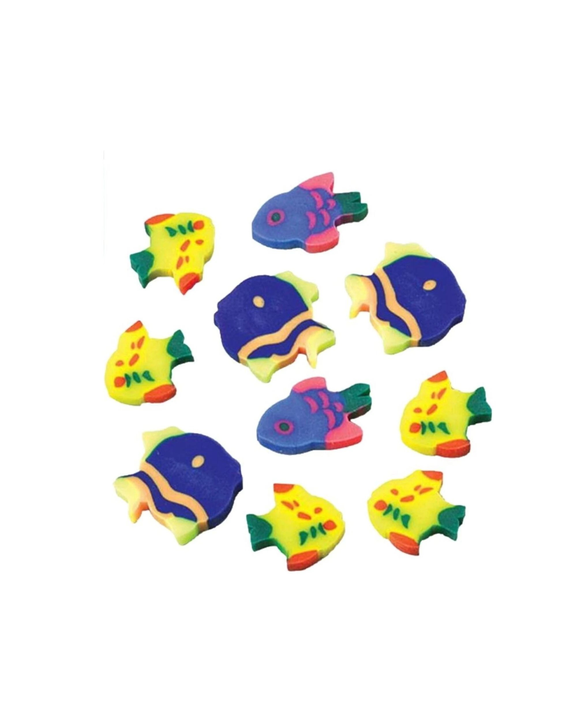 1 US Toy Mini Tropical Fish Erasers Bulk Pack of 144 - Multi, 1 of 1