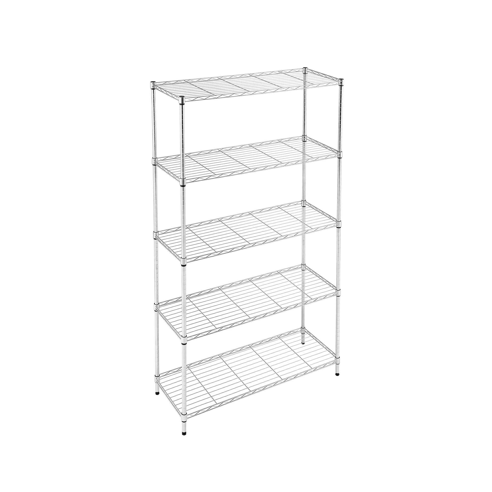 4 Artiss 5-Tier Kitchen Rack Shelf Shelving 90x35x182CM Adjustable Metal Storage Shelves - Silver, 4 of 9