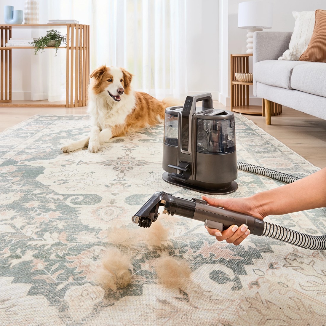 1 Cordless Spot Cleaner - Grey and Black, 1 of 10