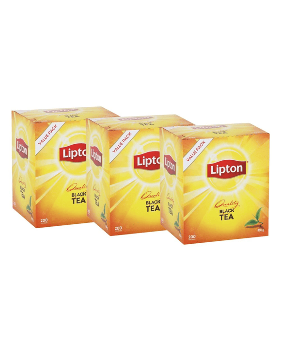 Lipton Quality Black Tea Bags 3 x 200 Pack
