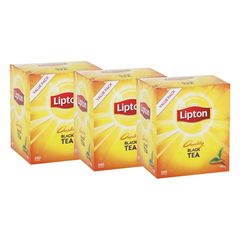 1 Lipton Quality Black Tea Bags 3 x 200 Pack, 1 of 2