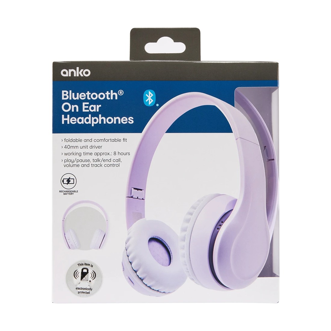 10 Bluetooth On-Ear Headphones - Lavender, 10 of 10