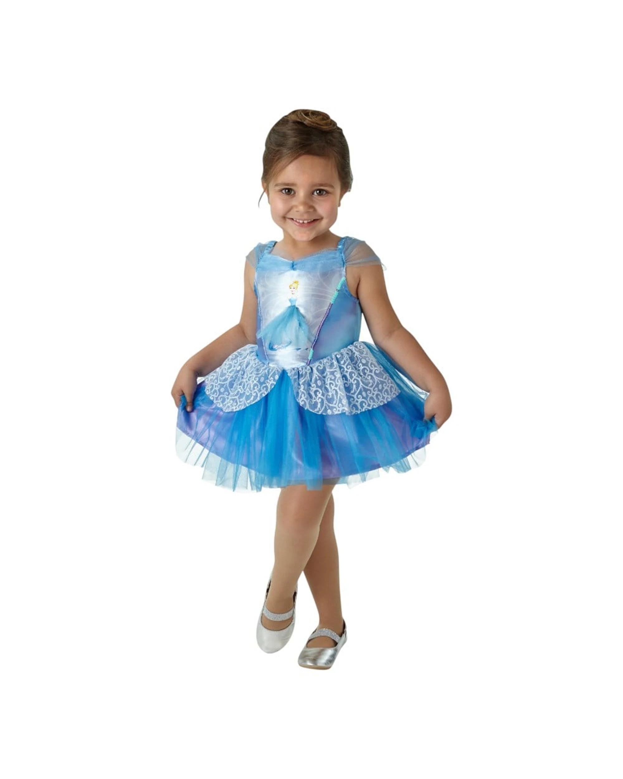 1 Disney Princess Cinderella Ballerina Costume Size 5-6 Years, 1 of 4