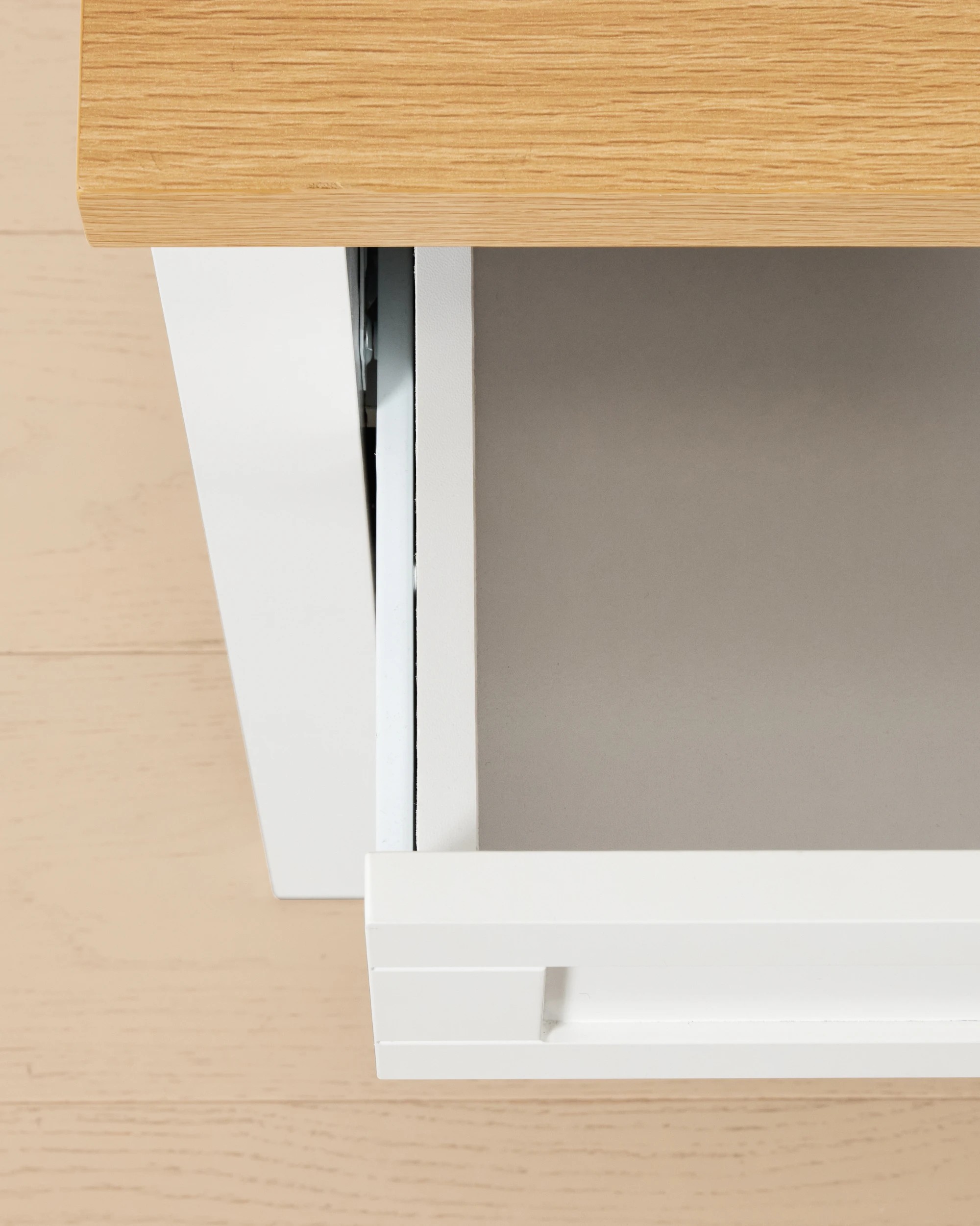 9 Camille 3 Drawer Bedside Table - White, 9 of 9