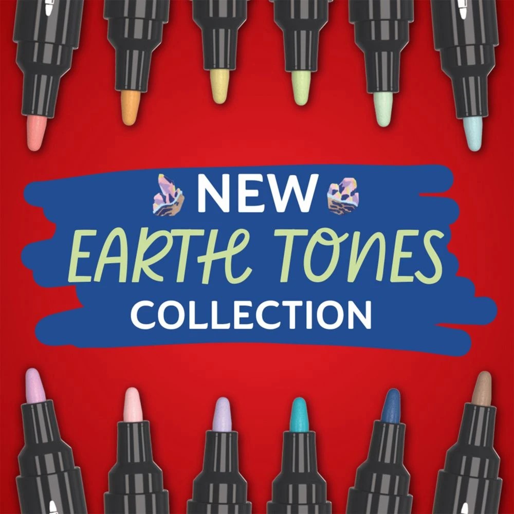 10 Sharpie Creative Acrylic Bullet Markers Earth Tones 12 Pack, 10 of 10