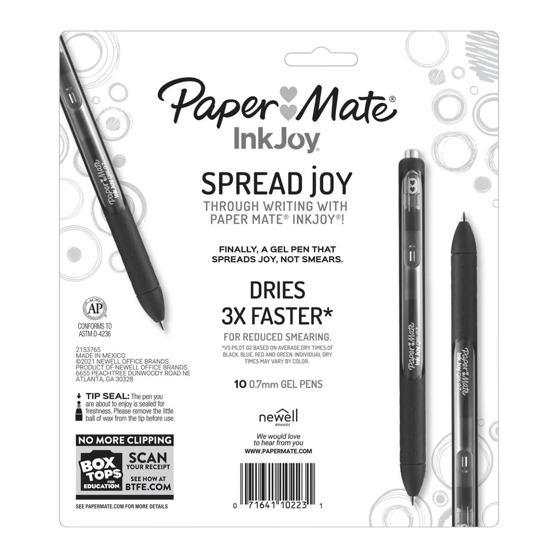2 Paper Mate InkJoy Gel Pens 0.7mm Assorted 10 Pack, 2 of 8