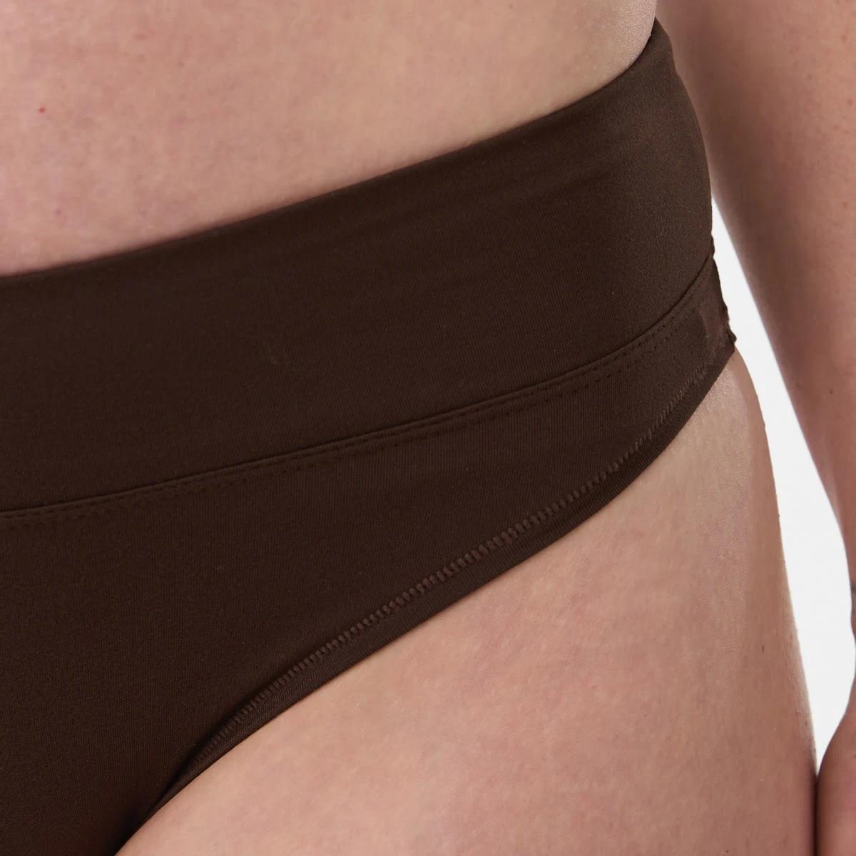 8 3 Pack Ultra Soft Hi-Cut Briefs BALLERINA, STEEL GREY, CHOCOLATE FUDGE, 8 of 8