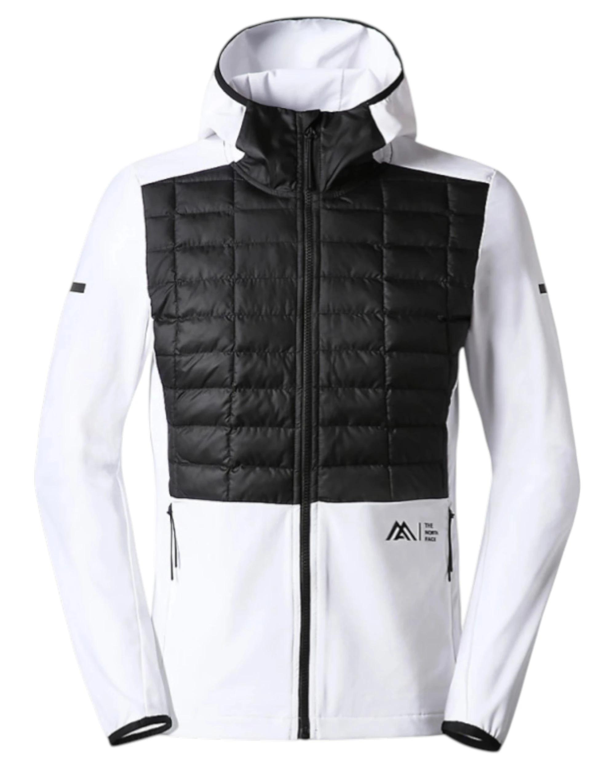 1 The North Face Mens Black/White Lab Hybrid Thermoball Hooded Jacket BLACK/ WHITE, 1 of 7