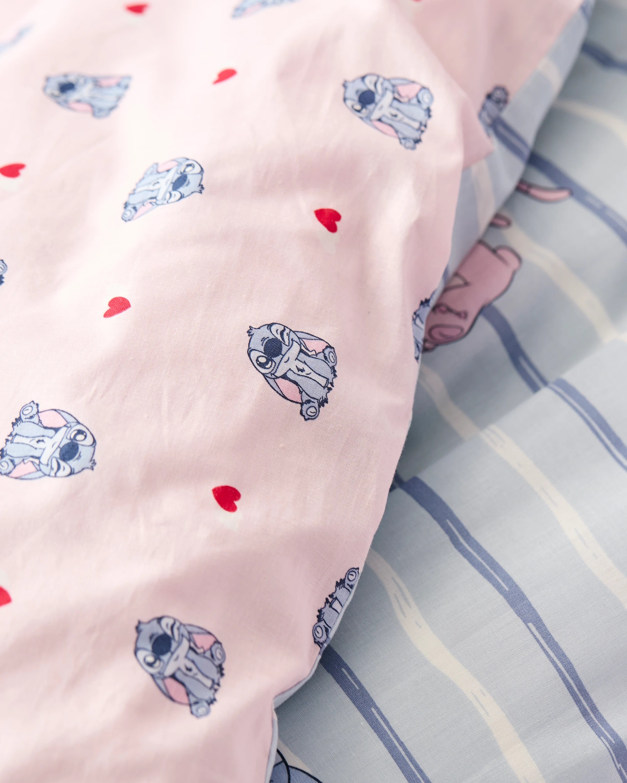 3 Target Disney Stitch Australian Cotton Reversible Quilt Cover Set - Double Bed - Blue, 3 of 6