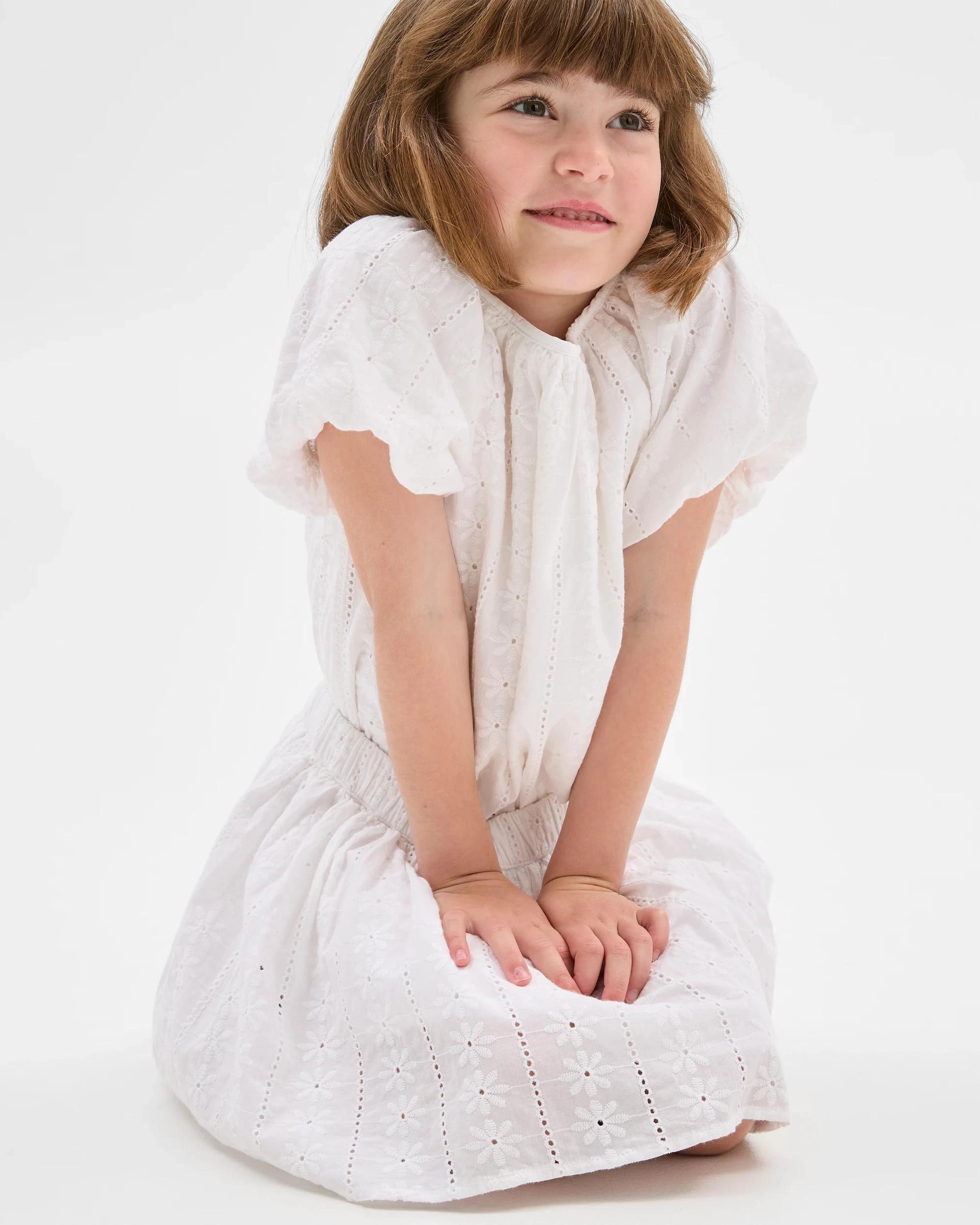 1 Target Australian Cotton Broderie Skirt CREAM, 1 of 6