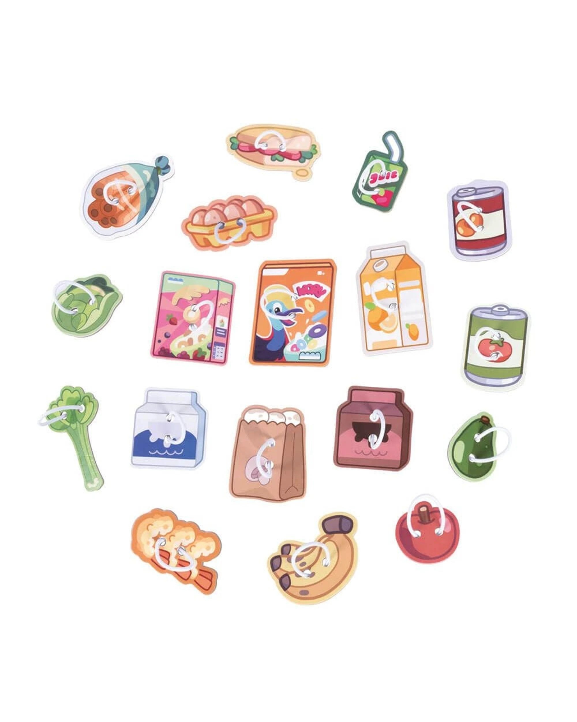 3 Bluey Wooden Grannies Shopping Set and Game, 3 of 6