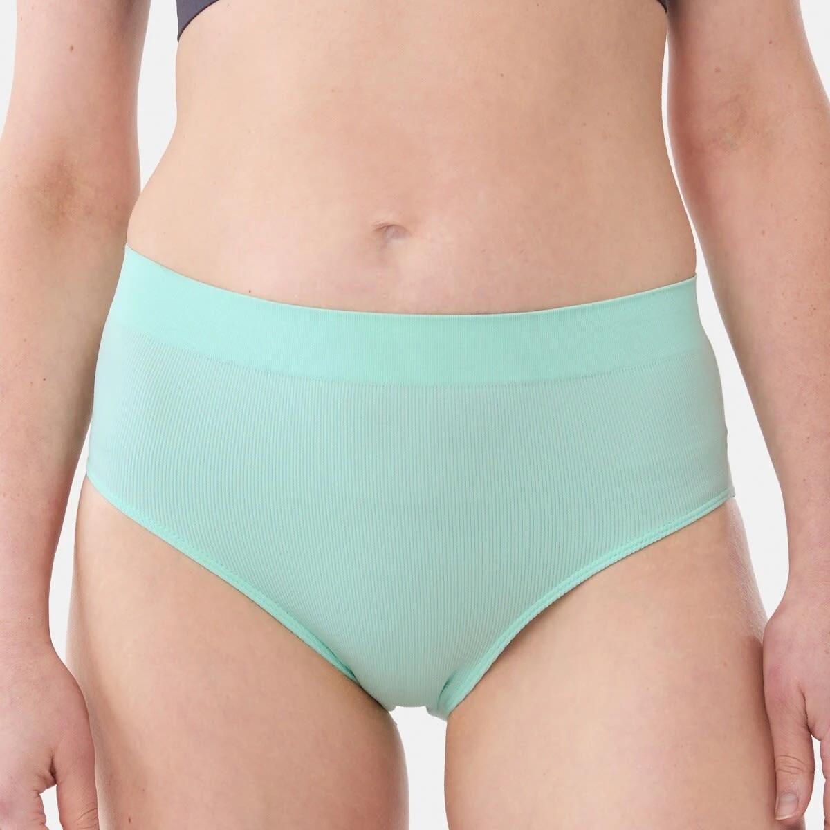 5 3 Pack Rib Seamfree Full Briefs BLUE MARINE, BALLERINA, BRIGHT MINT, 5 of 8